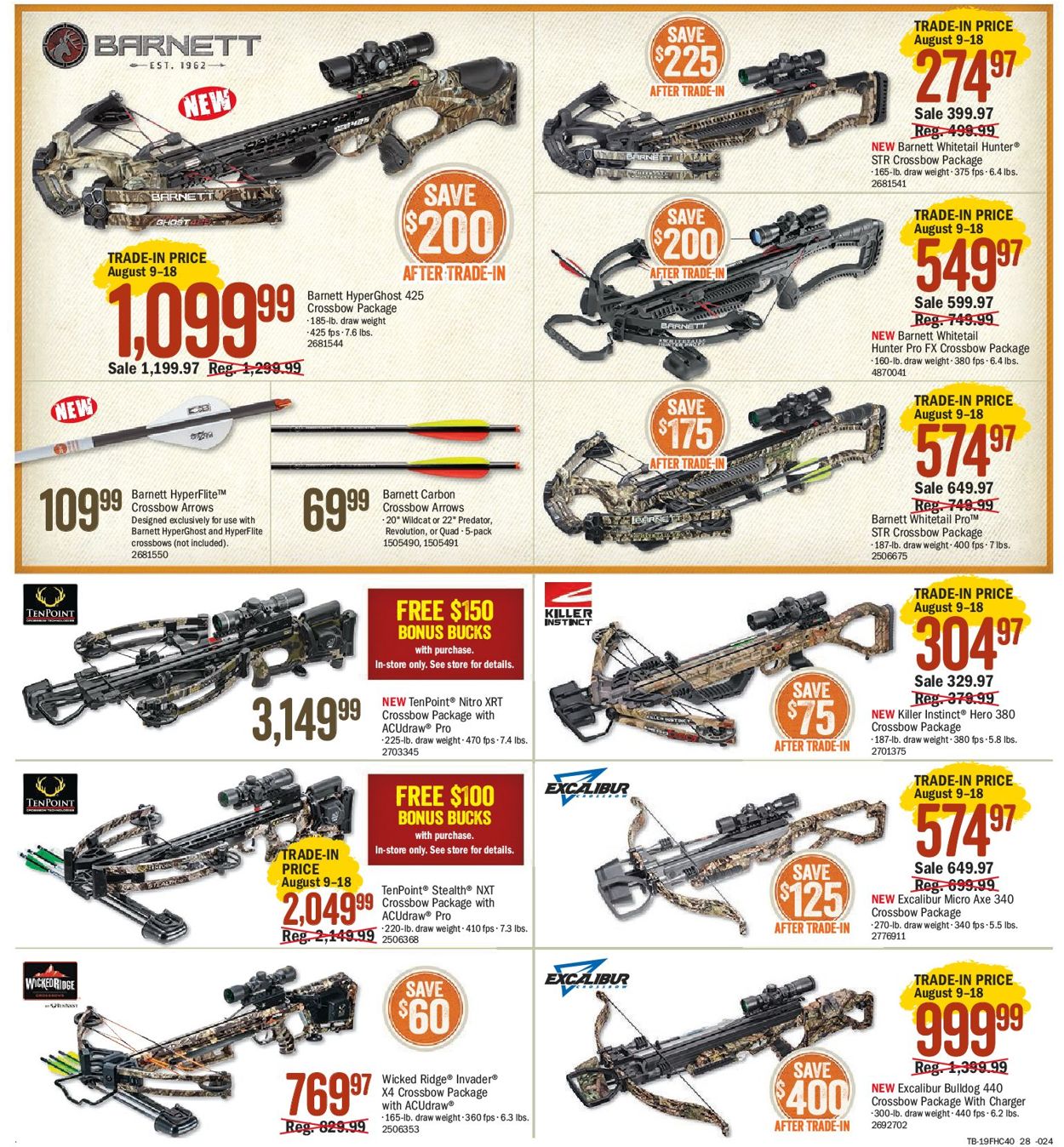 Bass Pro Flyer - 08/09-08/25/2019 (Page 28)