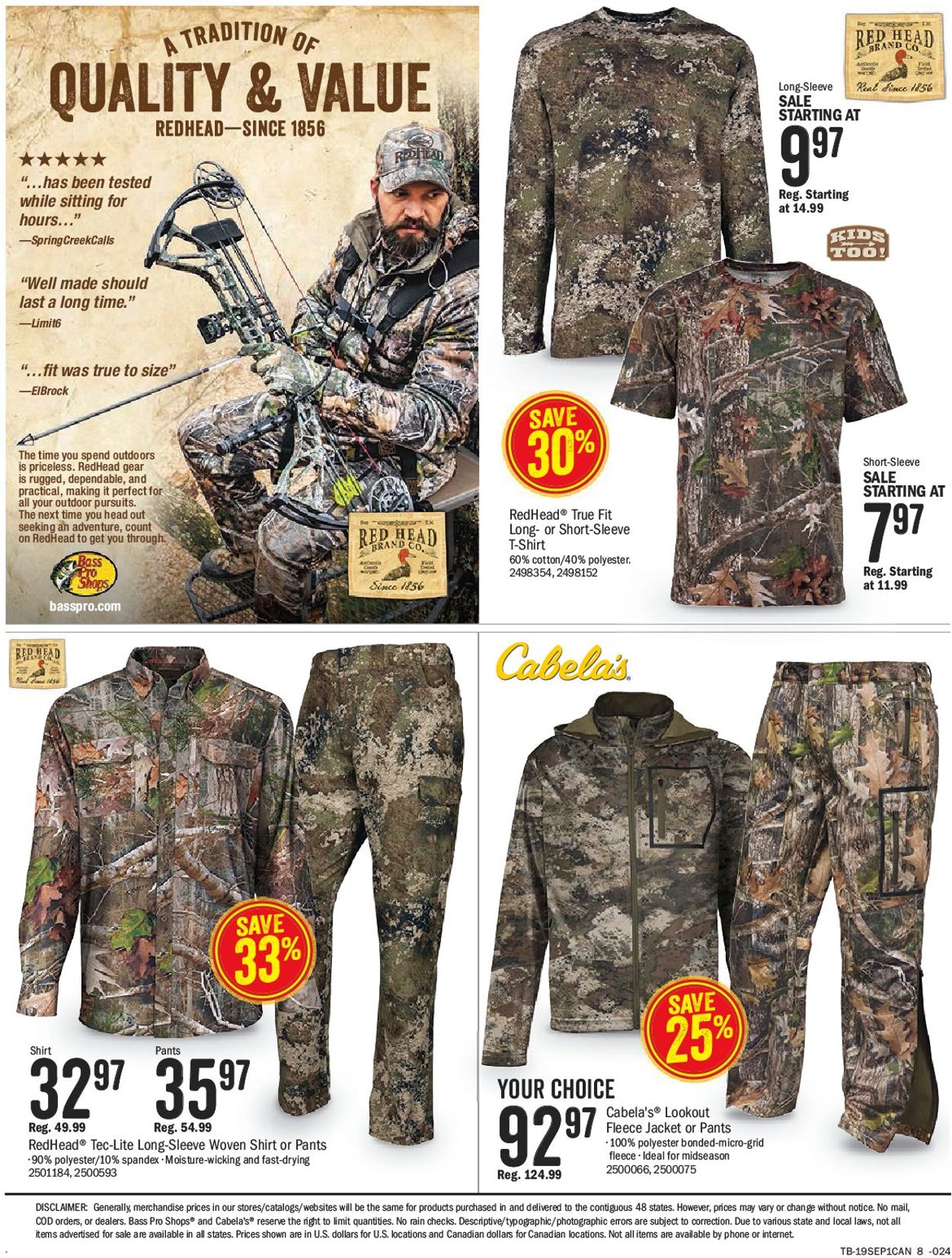 Bass Pro Flyer - 08/26-09/08/2019 (Page 12)