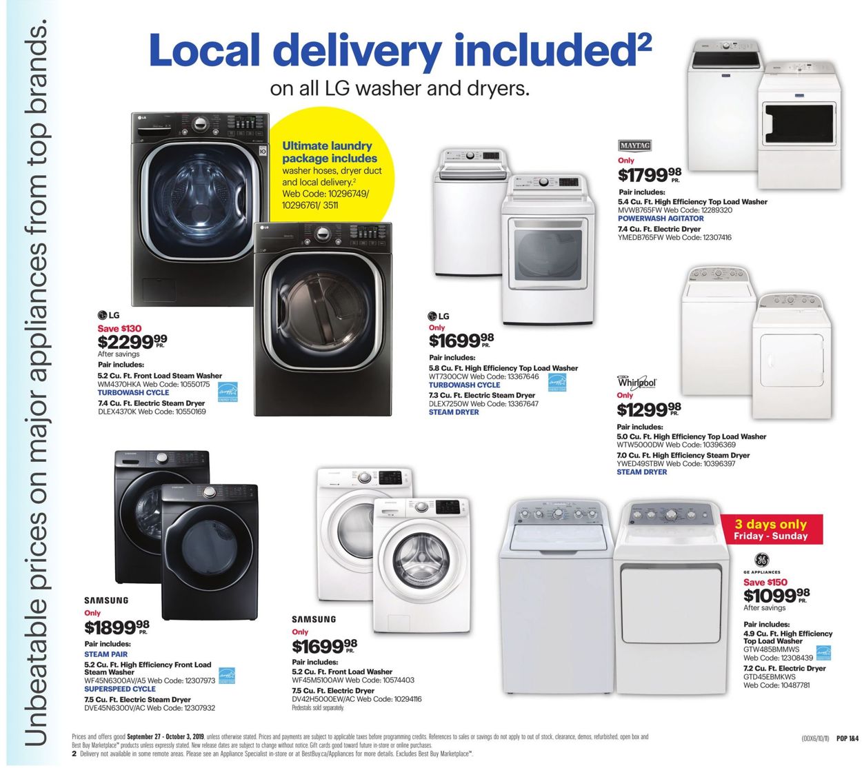 Best Buy Flyer - 09/27-10/03/2019 (Page 3)