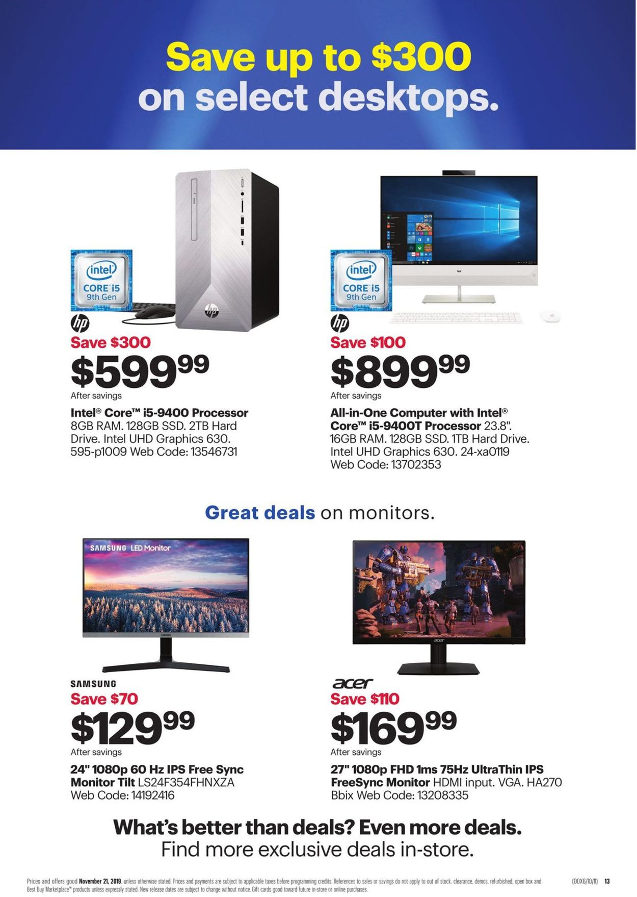 Best Buy - Early Black Friday Deals 2019 Flyer - 11/18-11/21/2019 (Page 14)