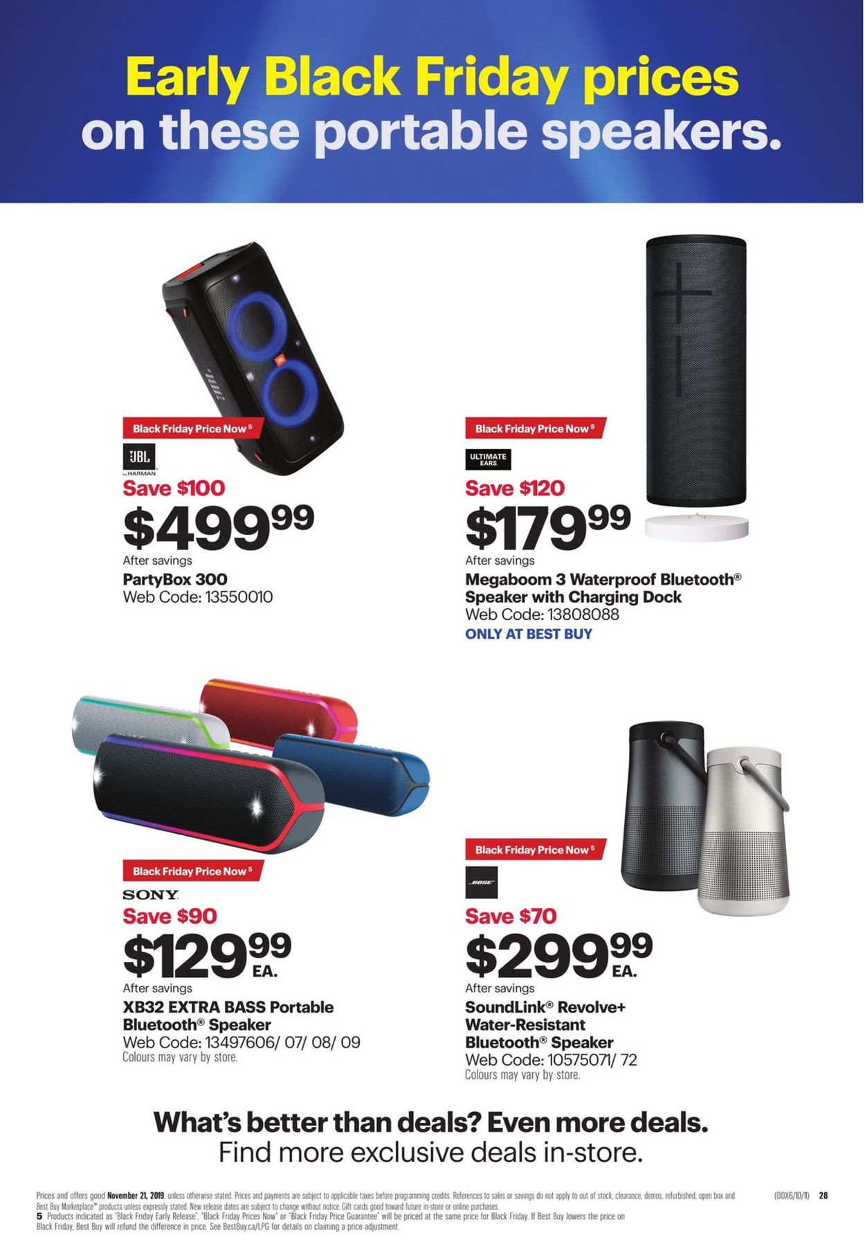 Best Buy - Early Black Friday Deals 2019 Flyer - 11/18-11/21/2019 (Page 29)