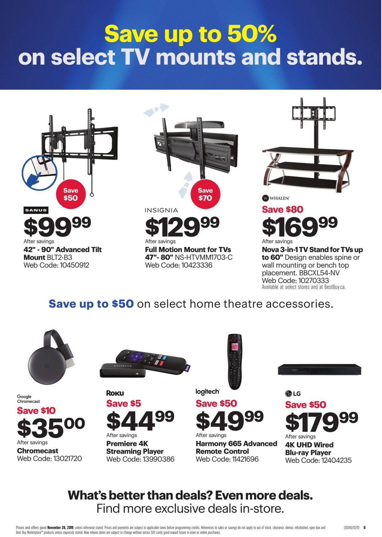 Best Buy - Early Black Friday Sale 2019 Flyer - 11/28-11/28/2019 (Page 6)