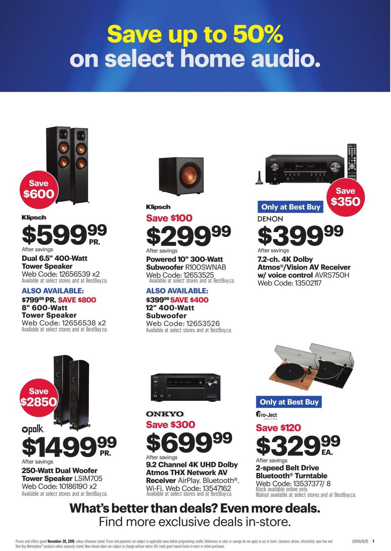 Best Buy - Early Black Friday Sale 2019 Flyer - 11/28-11/28/2019 (Page 7)