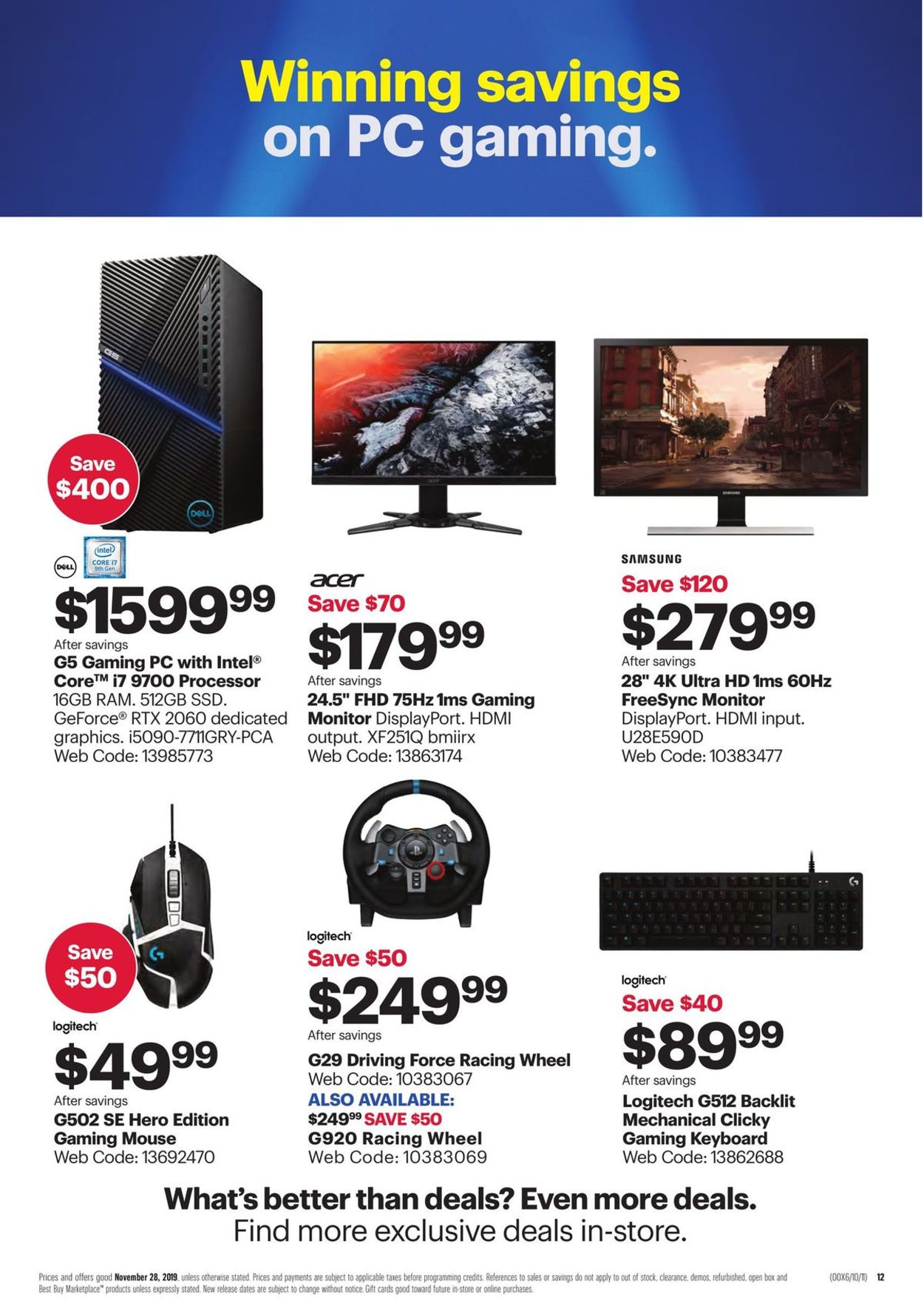Best Buy - Early Black Friday Sale 2019 Flyer - 11/28-11/28/2019 (Page 12)