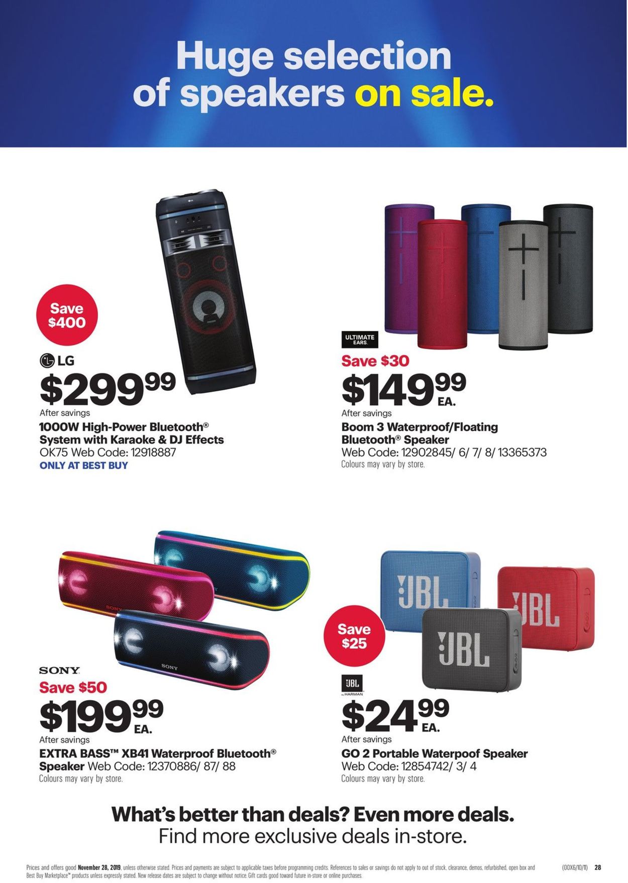 Best Buy - Early Black Friday Sale 2019 Flyer - 11/28-11/28/2019 (Page 29)