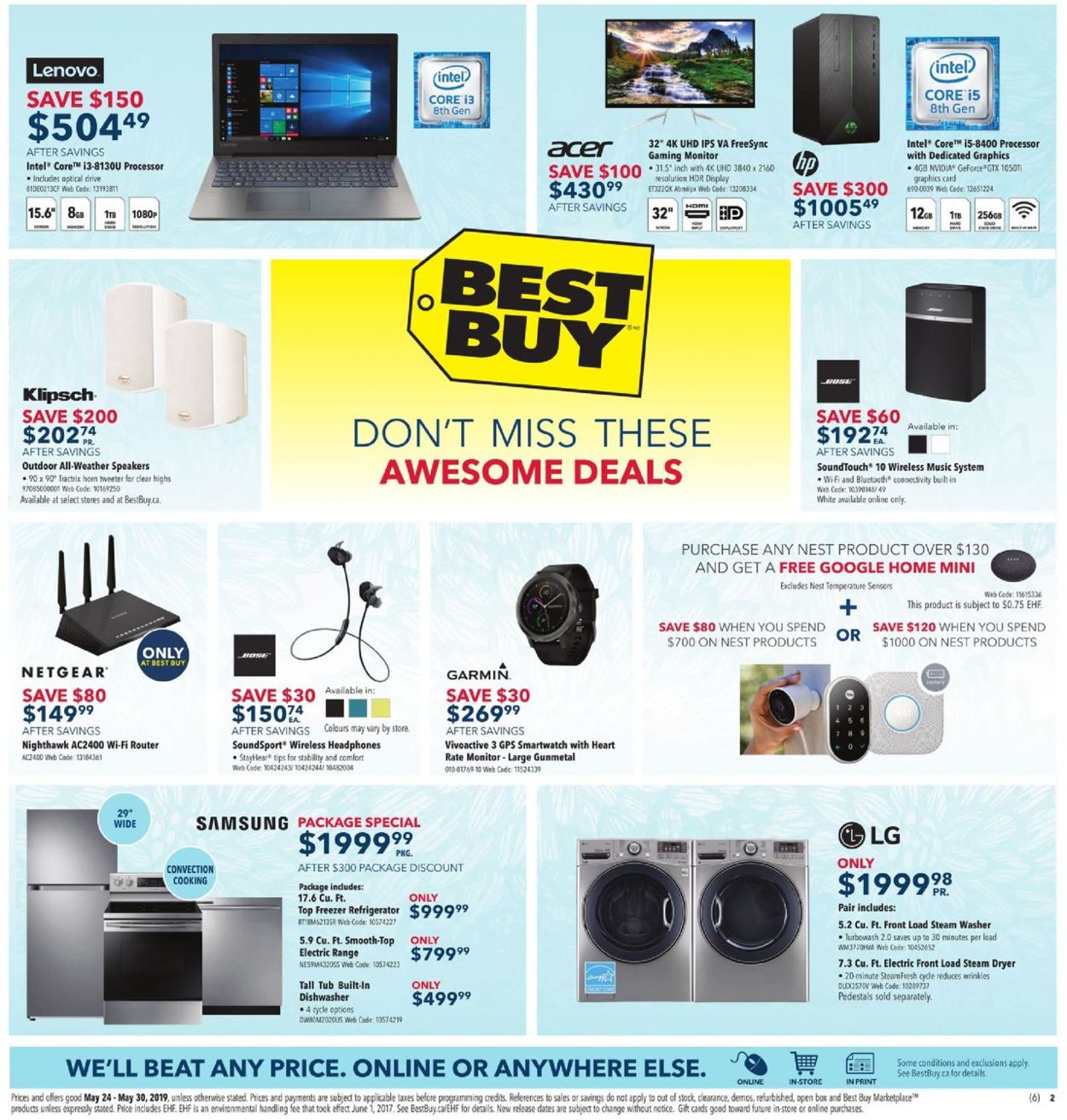 Best Buy Flyer - 05/24-05/30/2019 (Page 2)