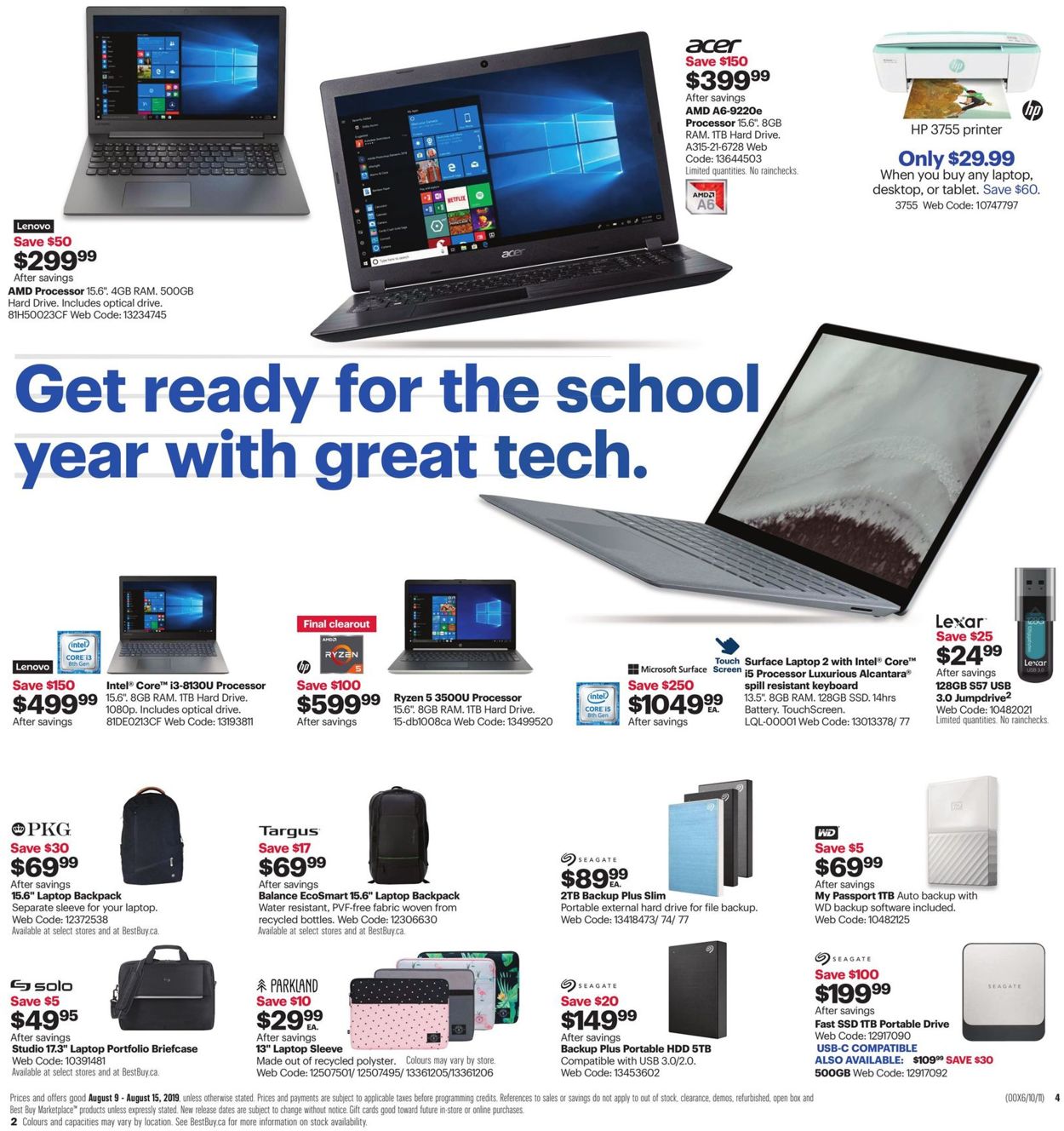 Best Buy Flyer - 08/09-08/15/2019 (Page 8)