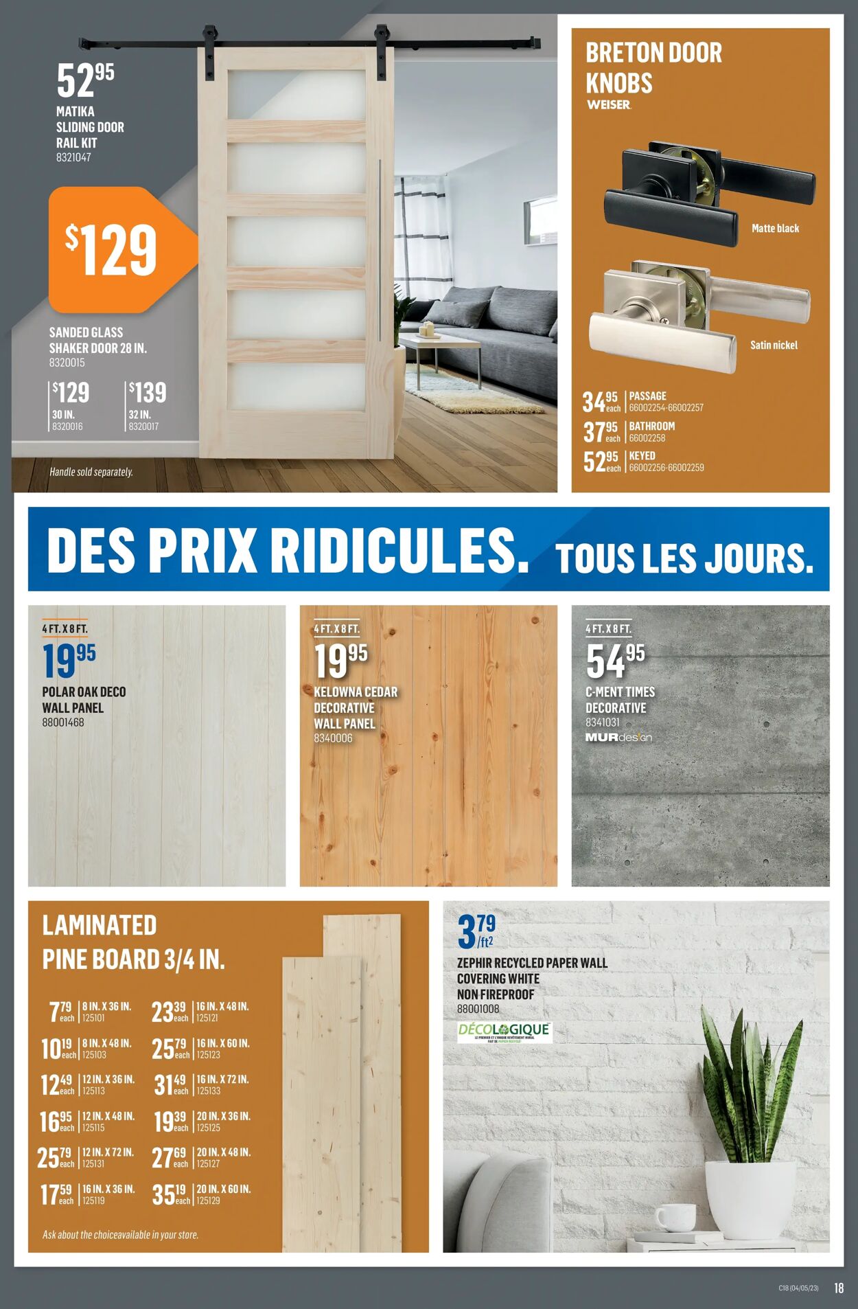 Canac Flyer - 05/04-05/10/2023 (Page 18)
