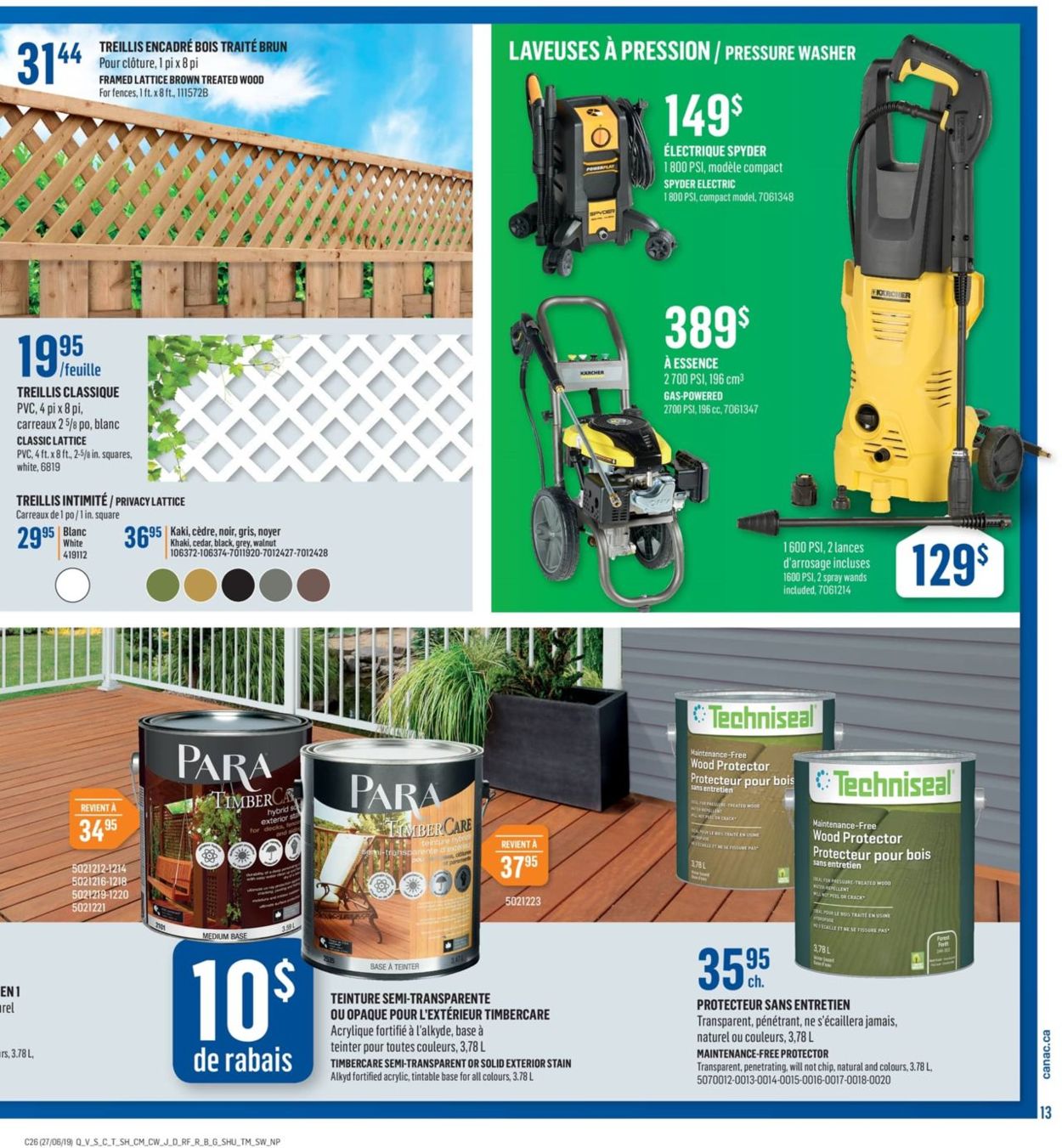Canac Flyer - 06/27-07/03/2019 (Page 13)