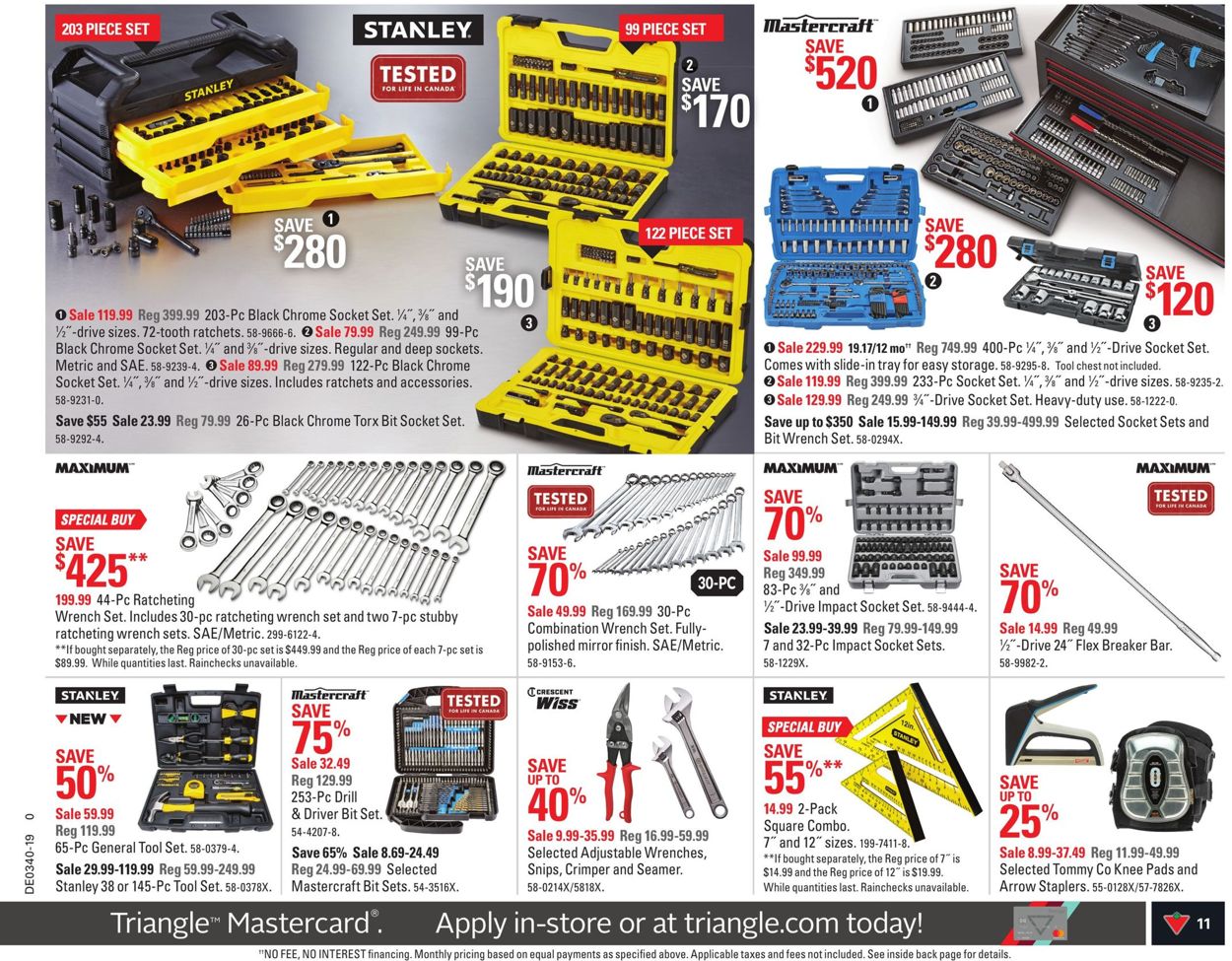 Canadian Tire Flyer - 09/27-10/03/2019 (Page 11)