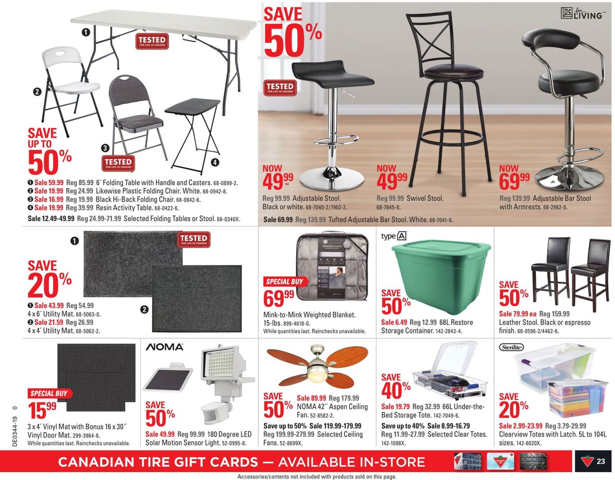 Canadian Tire Flyer - 10/25-10/31/2019 (Page 23)