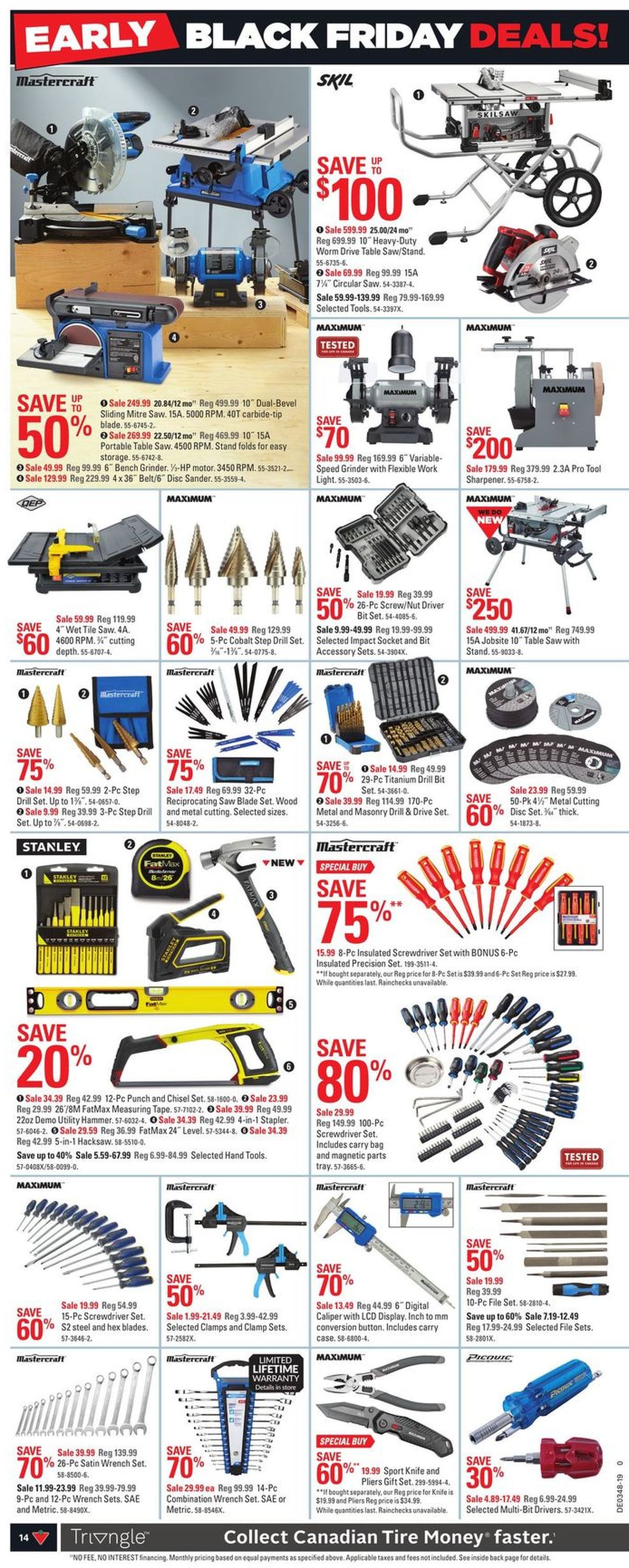 Canadian Tire EARLY BLACK FRIDAY DEALS 2019 Flyer - 11/21-11/28/2019 (Page 14)