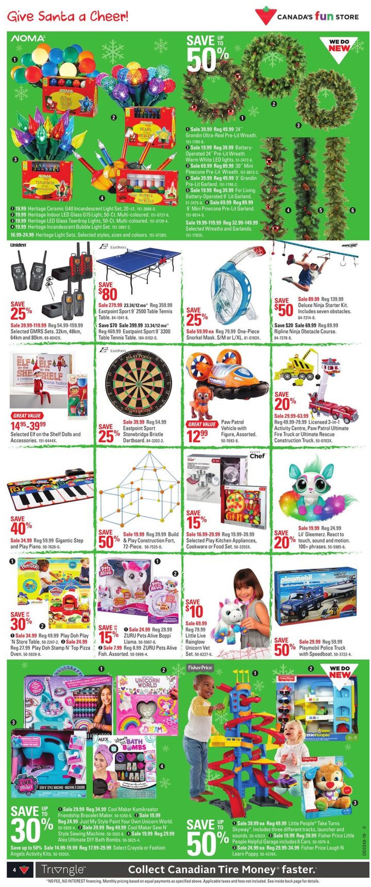 Canadian Tire - Christmas 2019 Flyer - 11/29-12/05/2019 (Page 4)