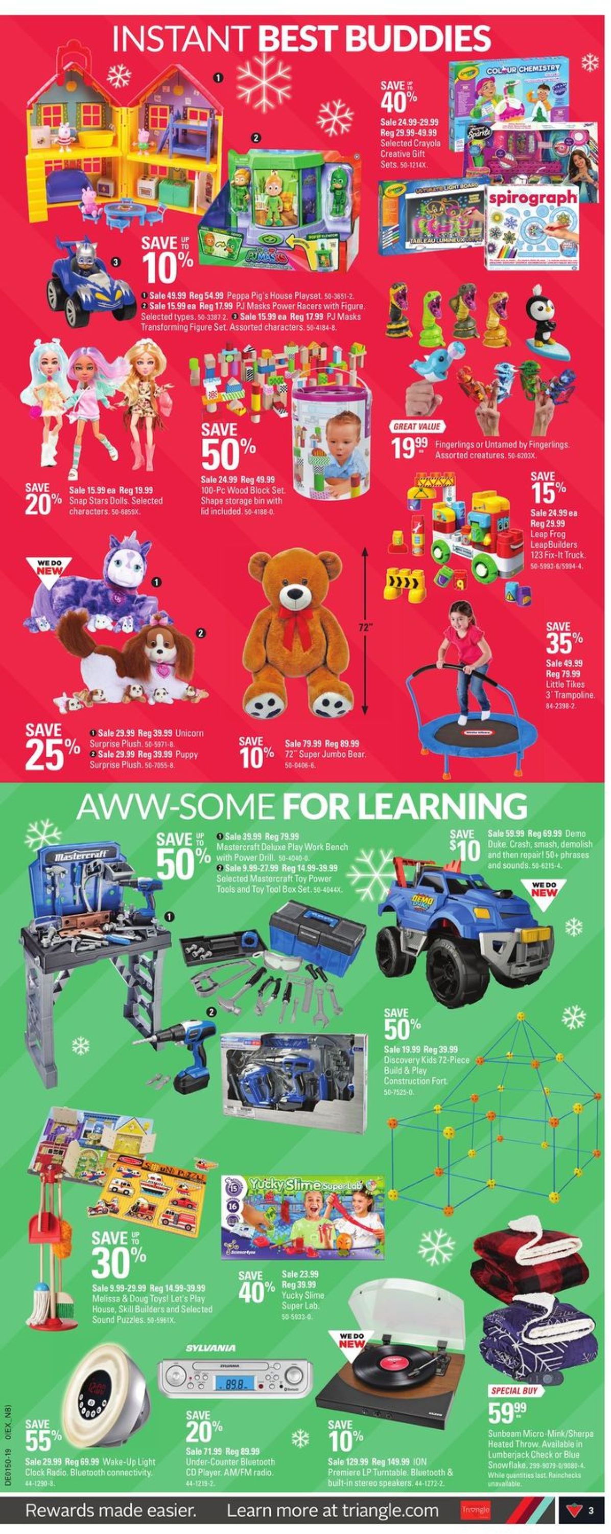 Canadian Tire - Christmas Flyer 2019 Flyer - 12/05-12/12/2019 (Page 3)