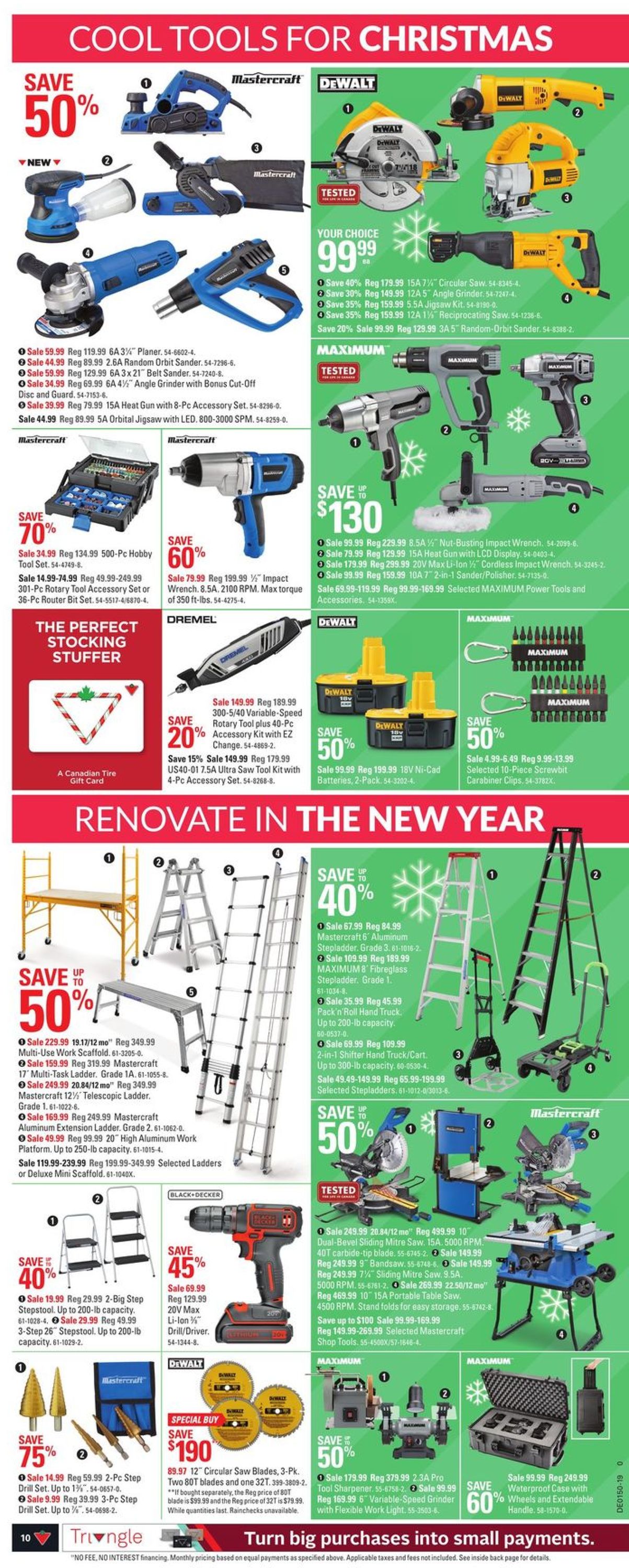 Canadian Tire - Christmas Flyer 2019 Flyer - 12/05-12/12/2019 (Page 10)