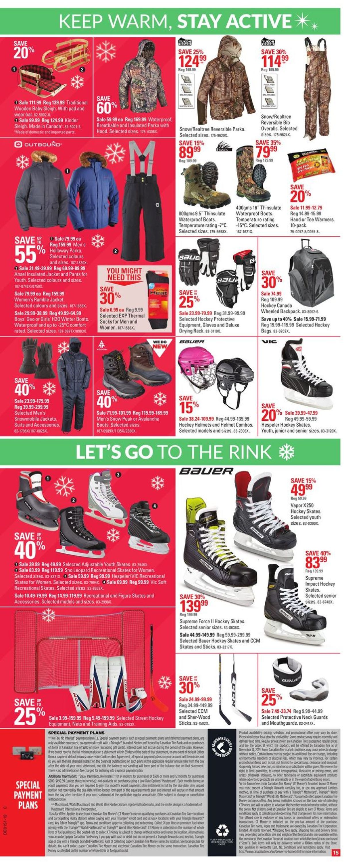 Canadian Tire - Holiday 2019 Flyer Flyer - 12/12-12/24/2019 (Page 15)