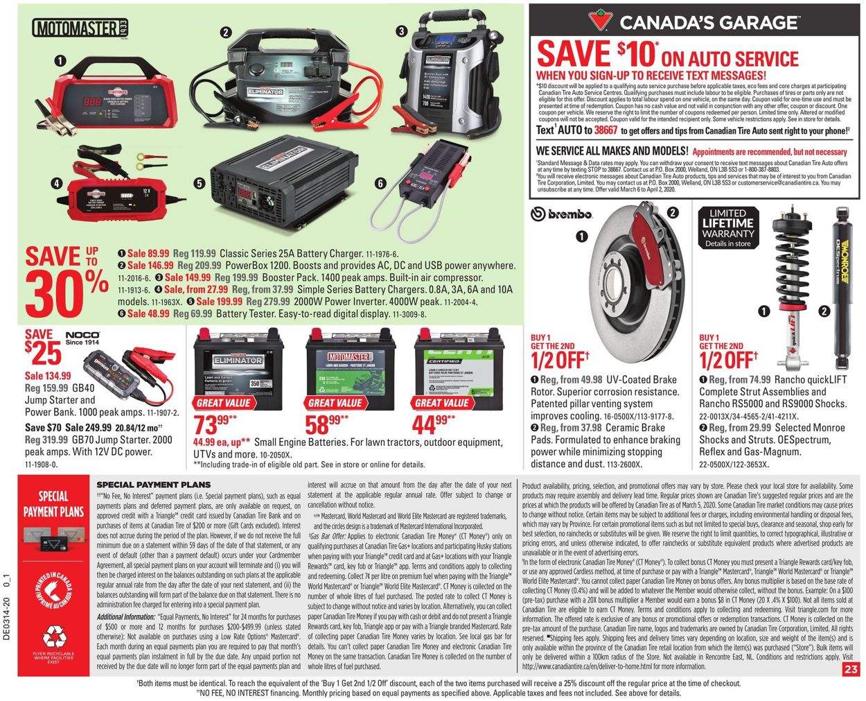 Canadian Tire Flyer - 03/26-04/01/2020 (Page 23)