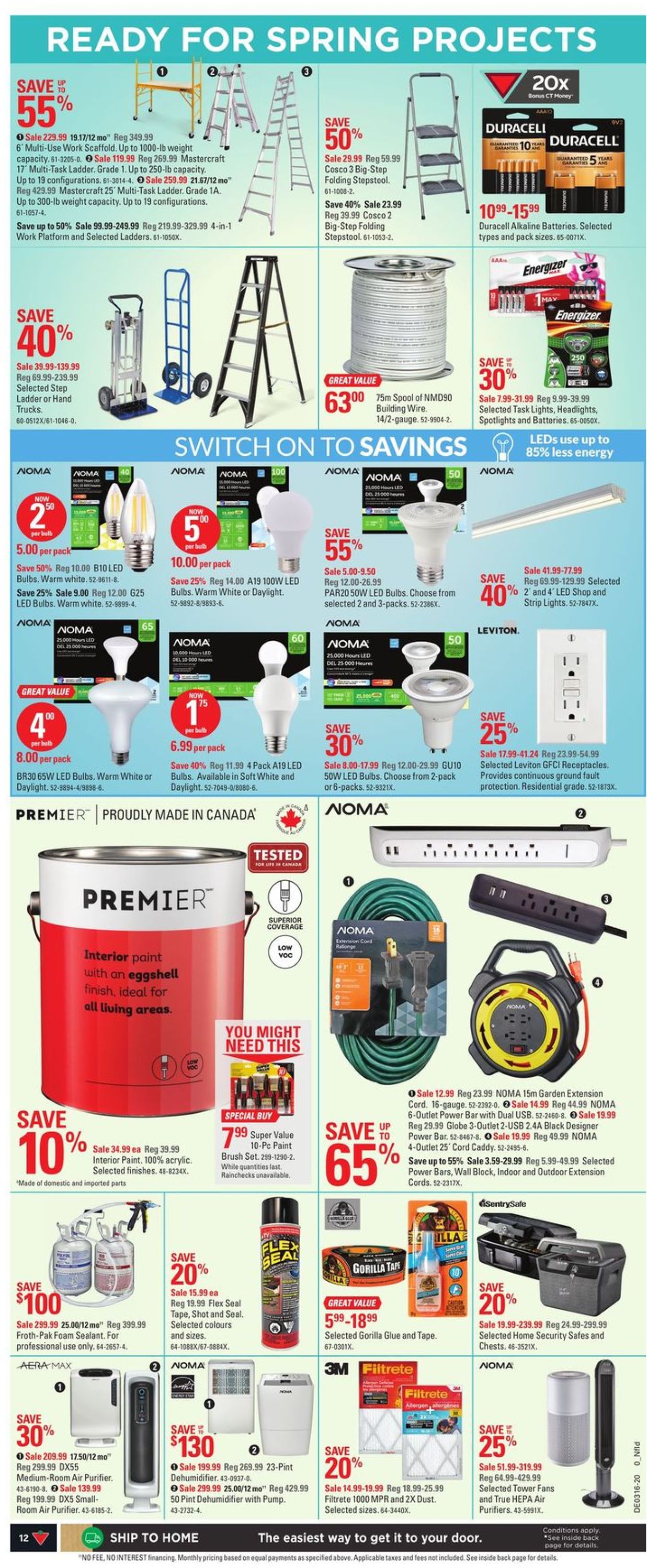 Canadian Tire Flyer - 04/09-04/15/2020 (Page 12)