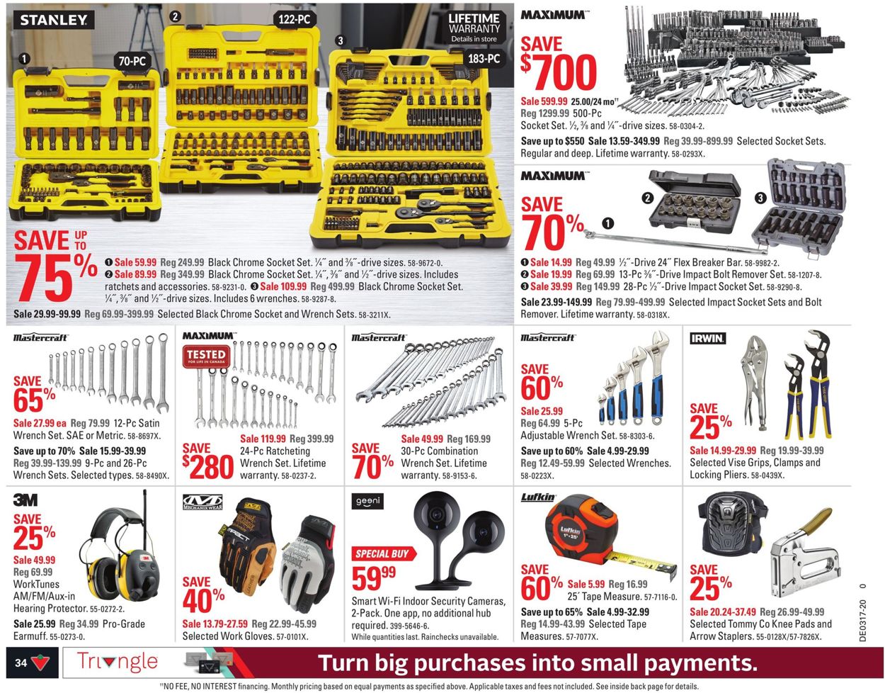 Canadian Tire Flyer - 04/17-04/23/2020 (Page 34)
