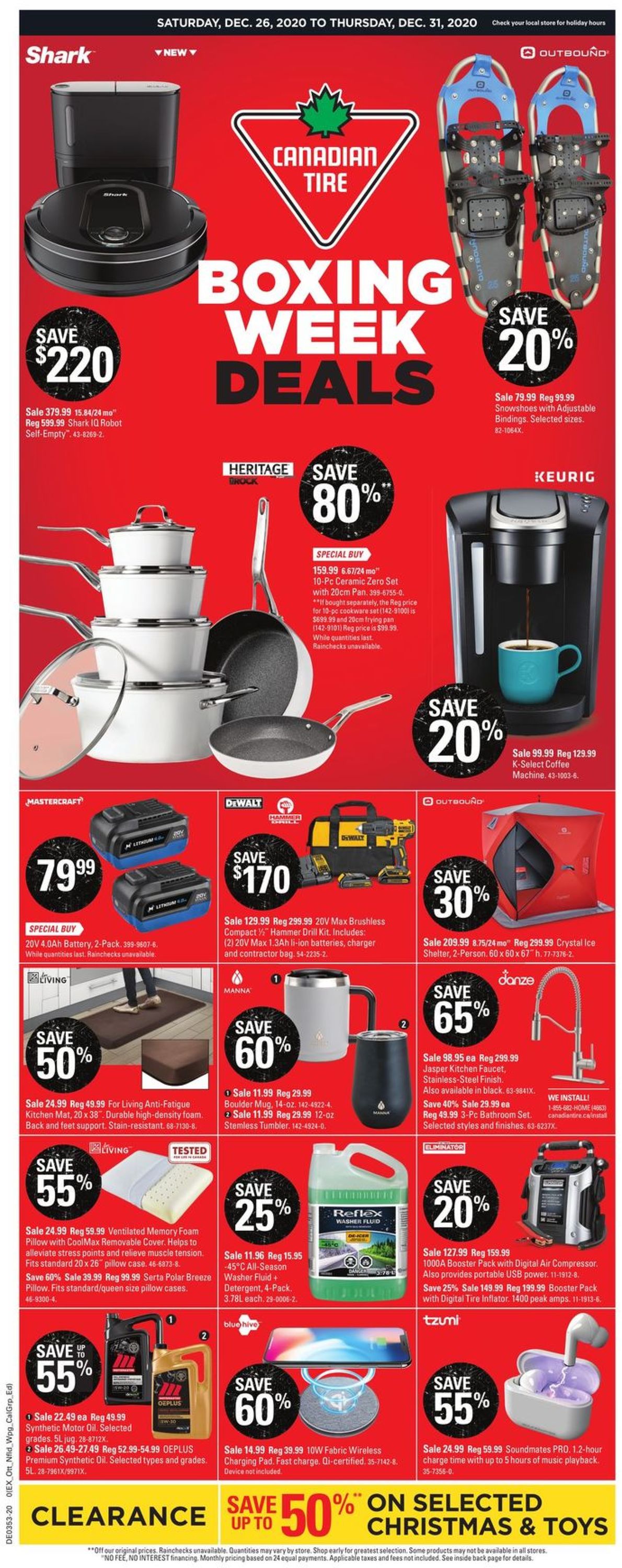 Canadian Tire Boxing Week Flyer - 12/26-12/31/2020