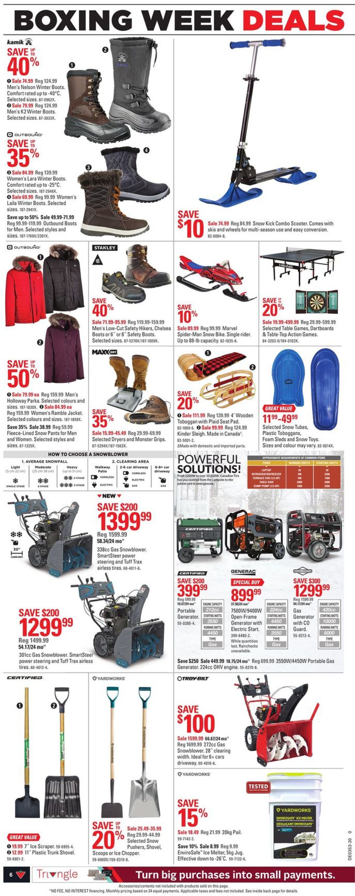 Canadian Tire Boxing Week Flyer - 12/26-12/31/2020 (Page 9)