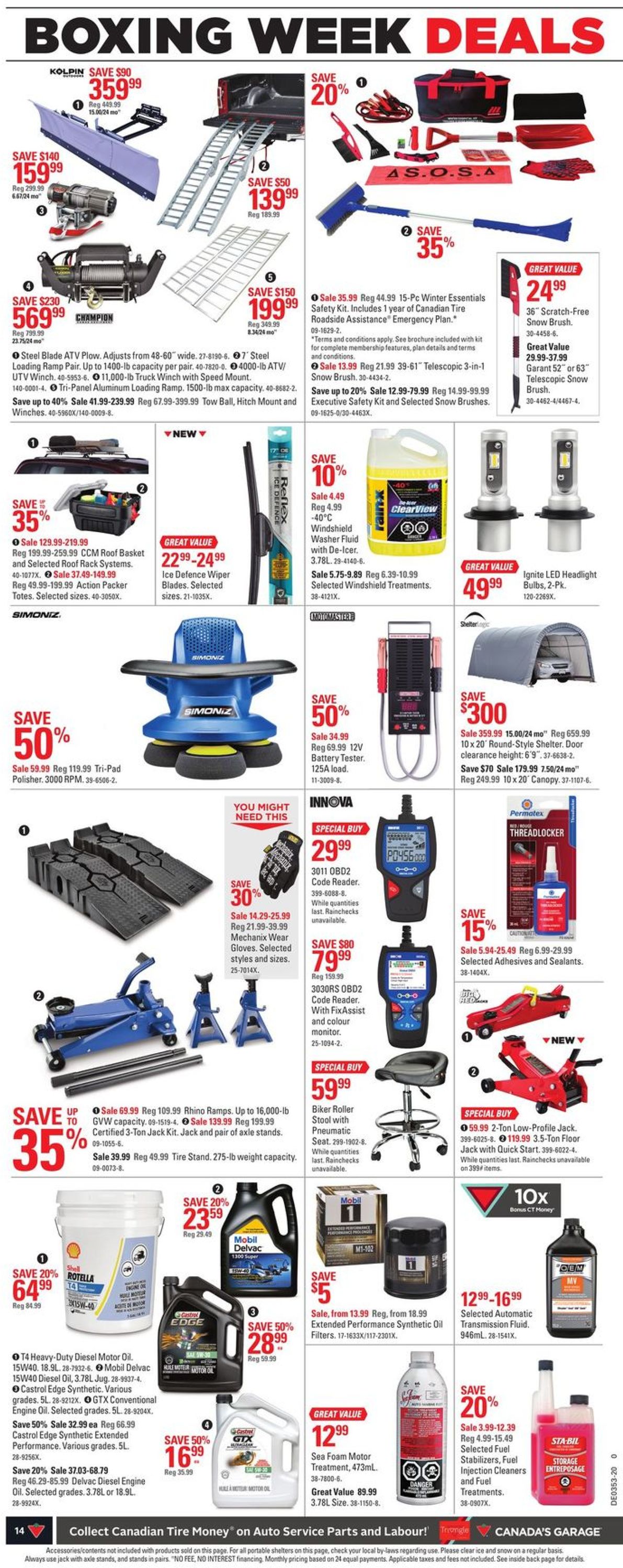 Canadian Tire Boxing Week Flyer - 12/26-12/31/2020 (Page 20)