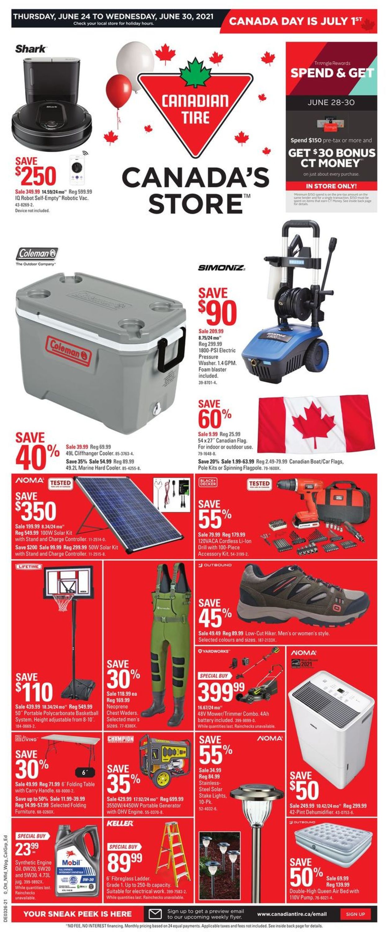 Canadian Tire Flyer - 06/24-06/30/2021