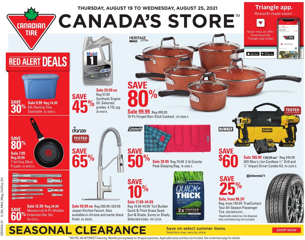 Canadian Tire Flyer - 08/19-08/25/2021