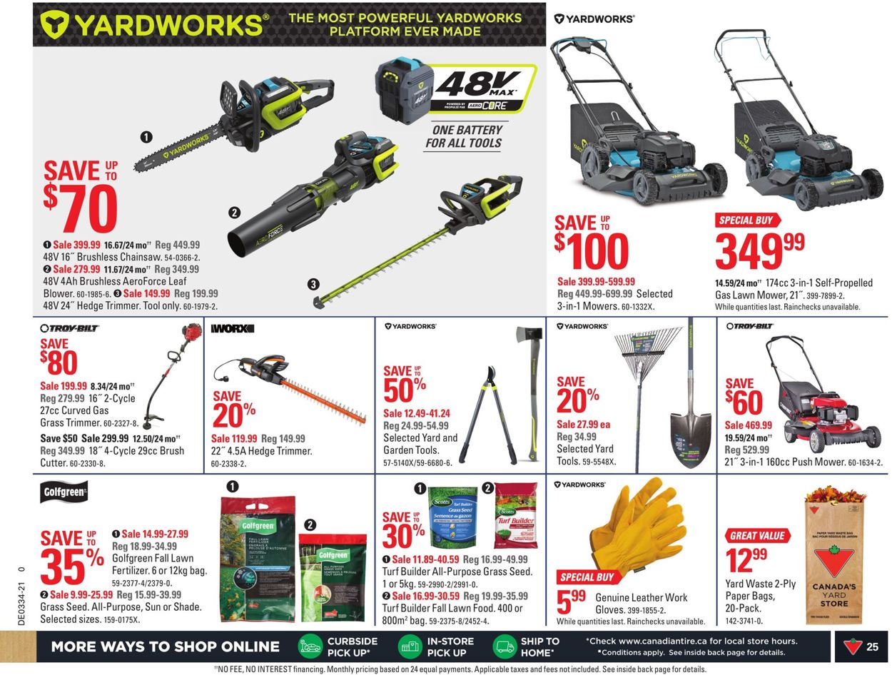 Canadian Tire Flyer - 08/19-08/25/2021 (Page 31)