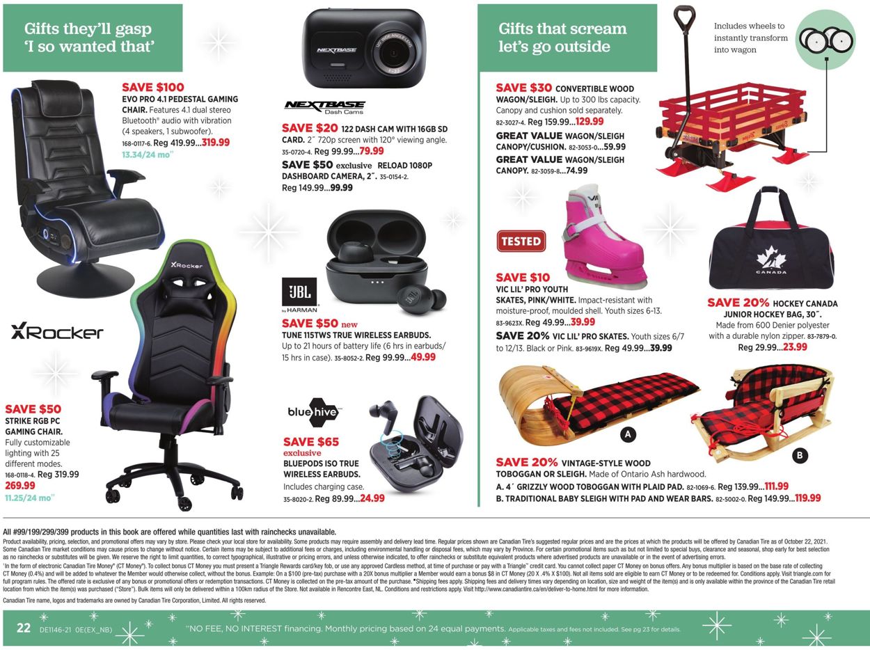 Canadian Tire XMAS 2021 Flyer - 11/11-11/17/2021 (Page 22)