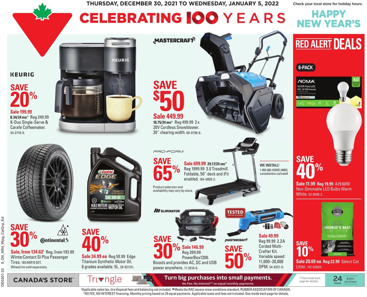 Canadian Tire Flyer - 12/30-01/05/2022