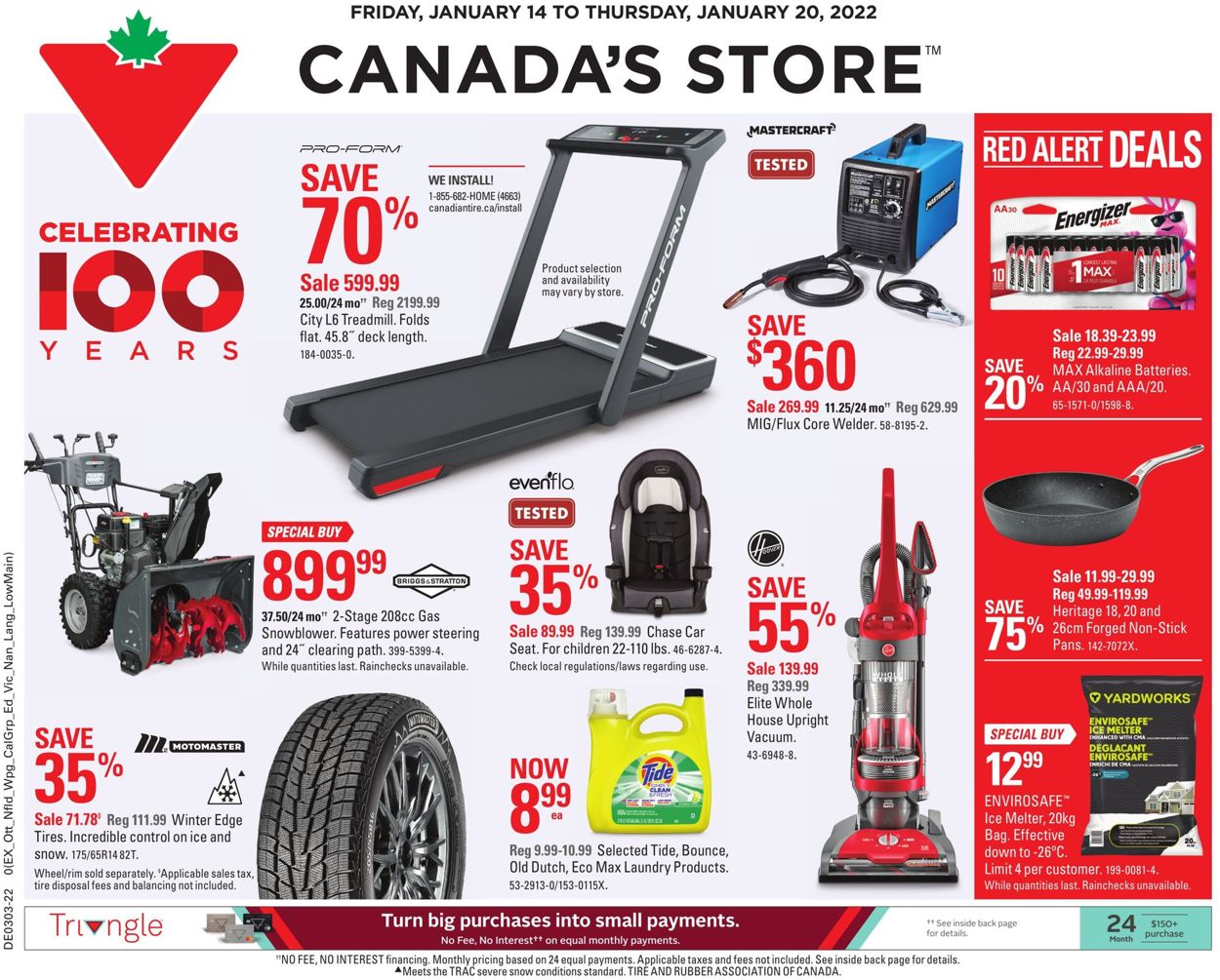 Canadian Tire Flyer - 01/14-01/20/2022