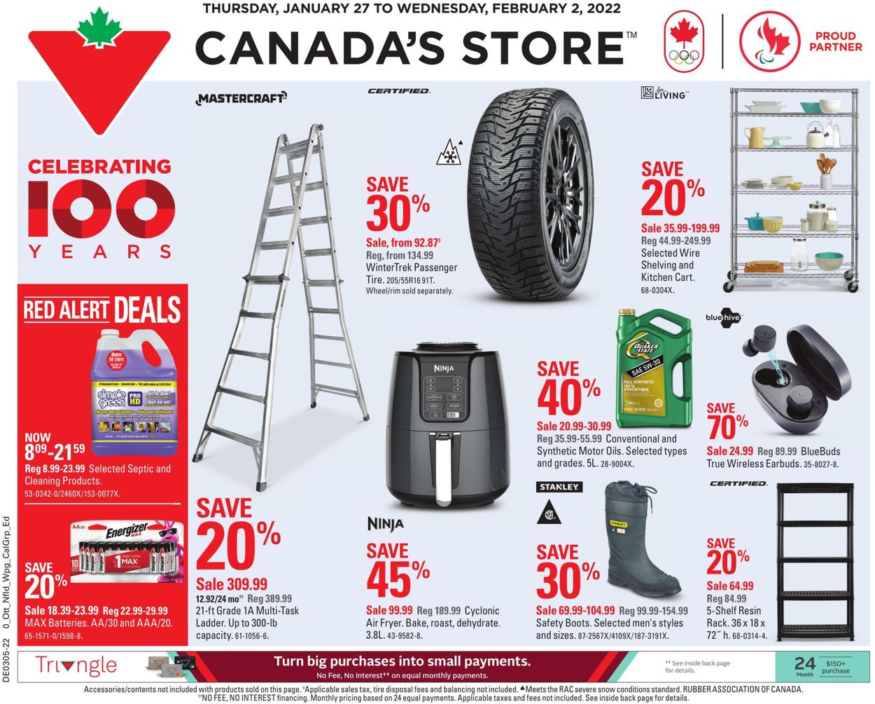 Canadian Tire Flyer - 01/27-02/02/2022