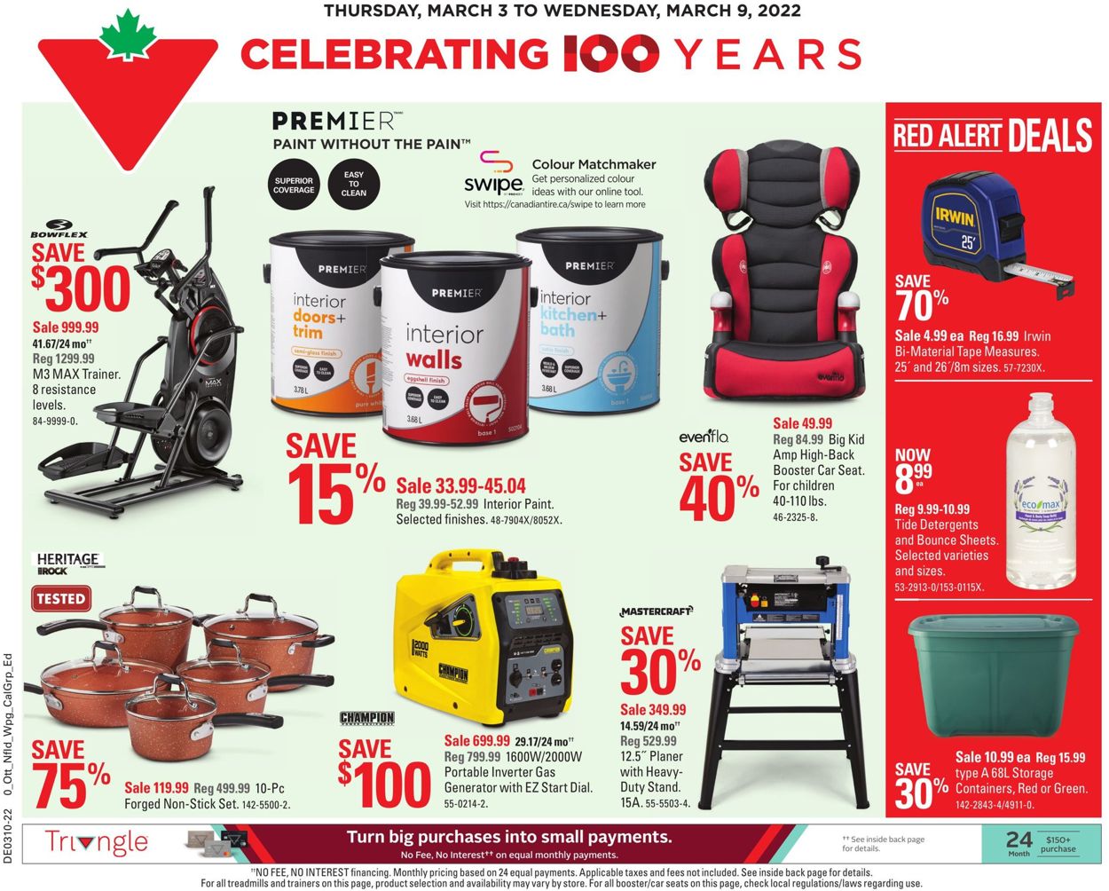 Canadian Tire Flyer - 03/03-03/09/2022