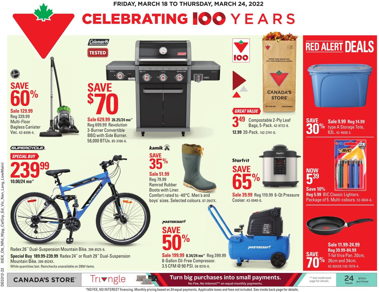 Canadian Tire Flyer - 03/18-03/24/2022