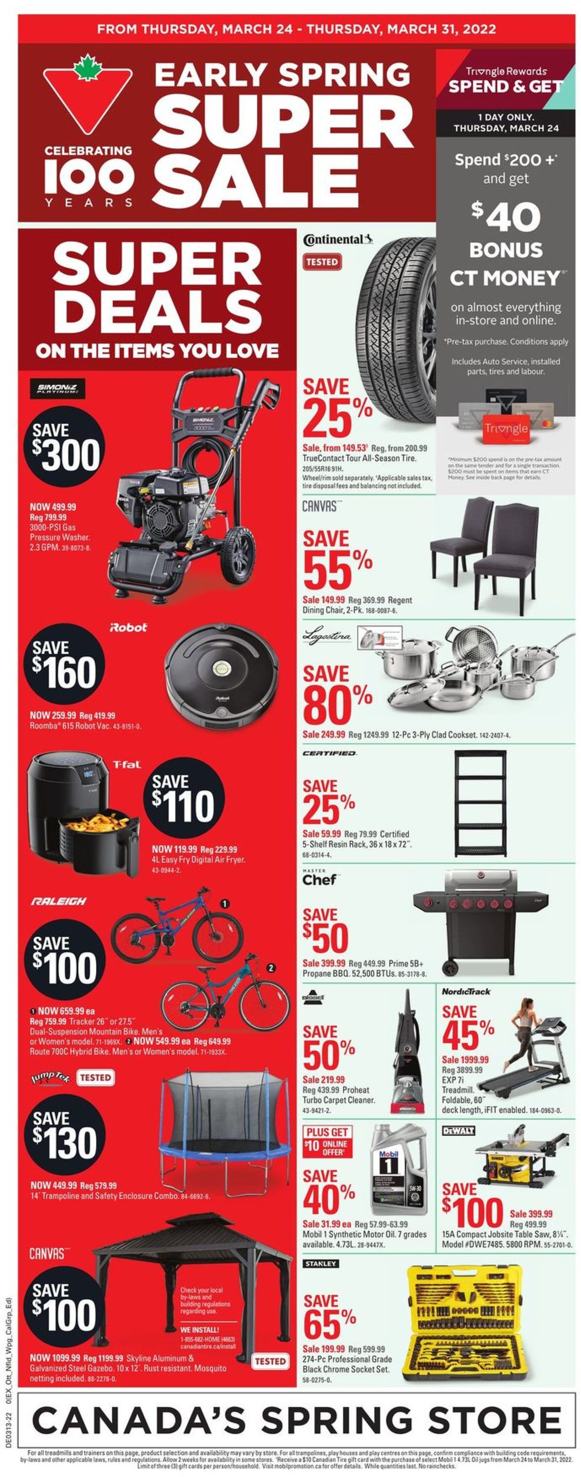 Canadian Tire Flyer - 03/24-03/31/2022