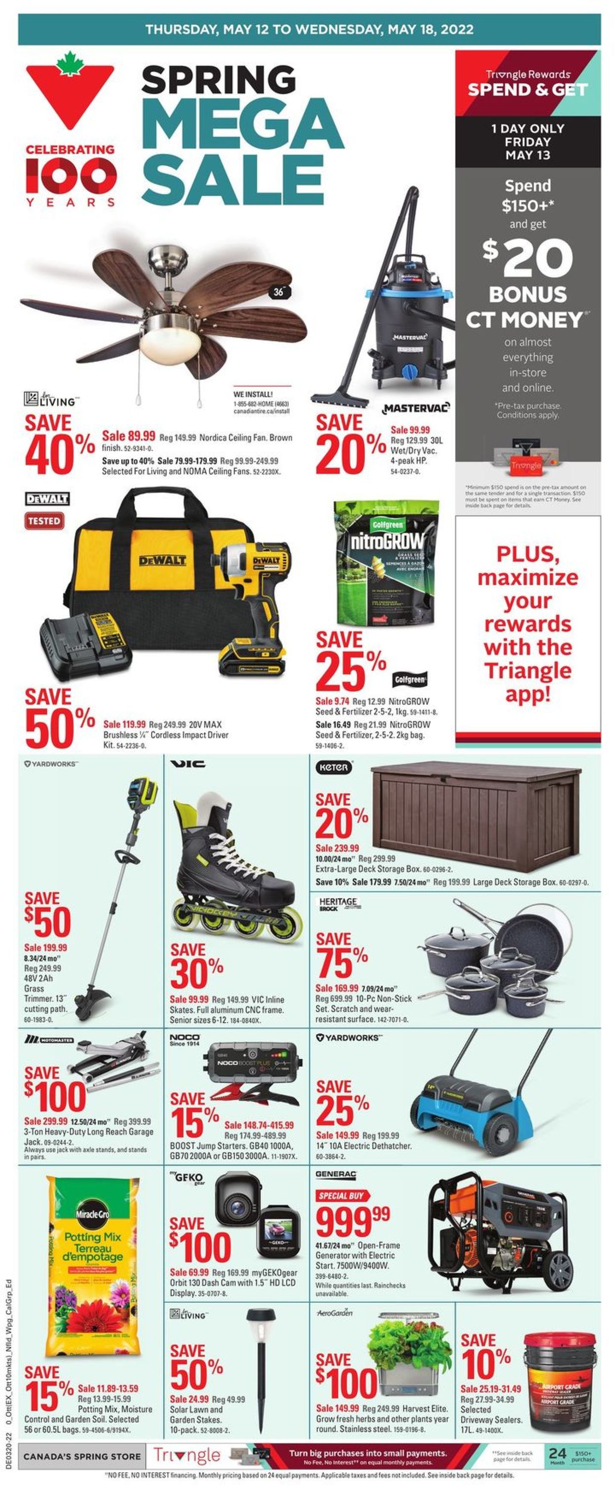 Canadian Tire Flyer - 05/12-05/18/2022