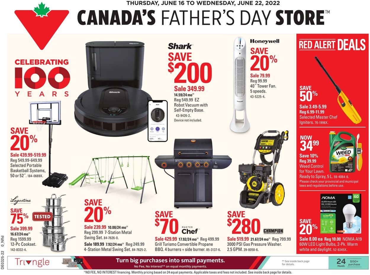 Canadian Tire Flyer - 06/16-06/22/2022