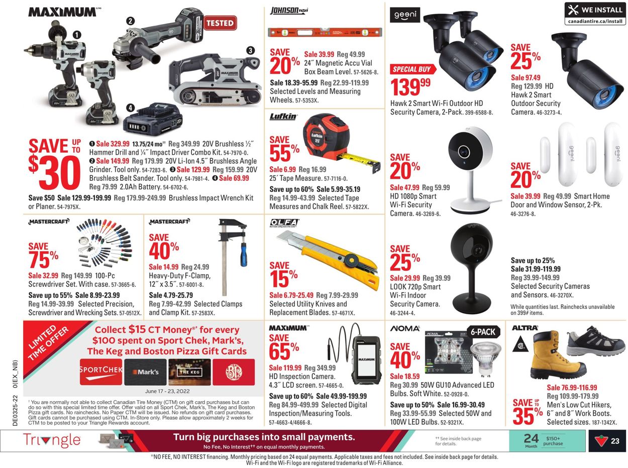 Canadian Tire Flyer - 06/17-06/23/2022 (Page 30)