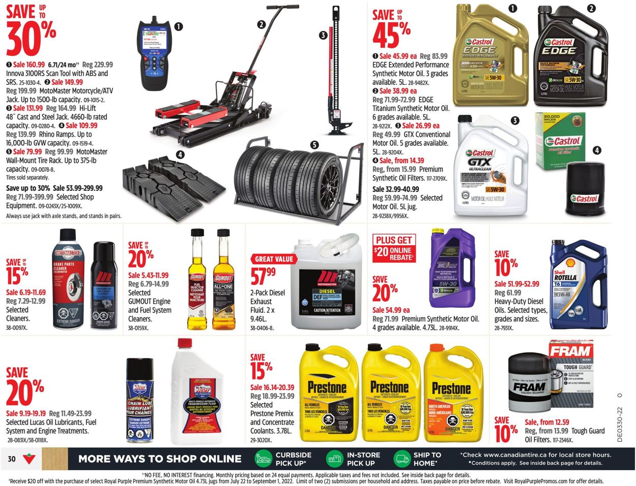Canadian Tire Flyer - 07/21-07/27/2022 (Page 43)