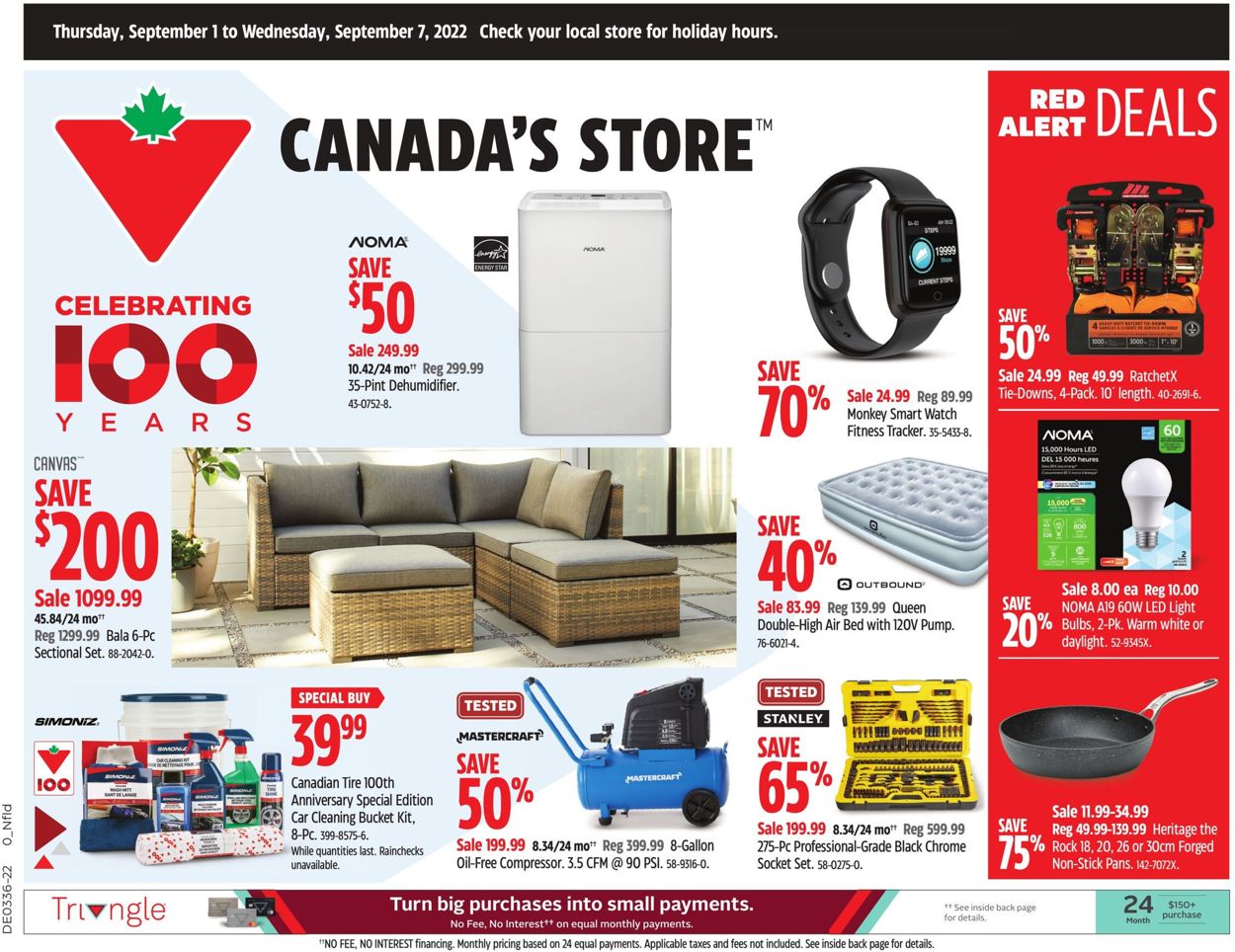 Canadian Tire Flyer - 09/01-09/07/2022