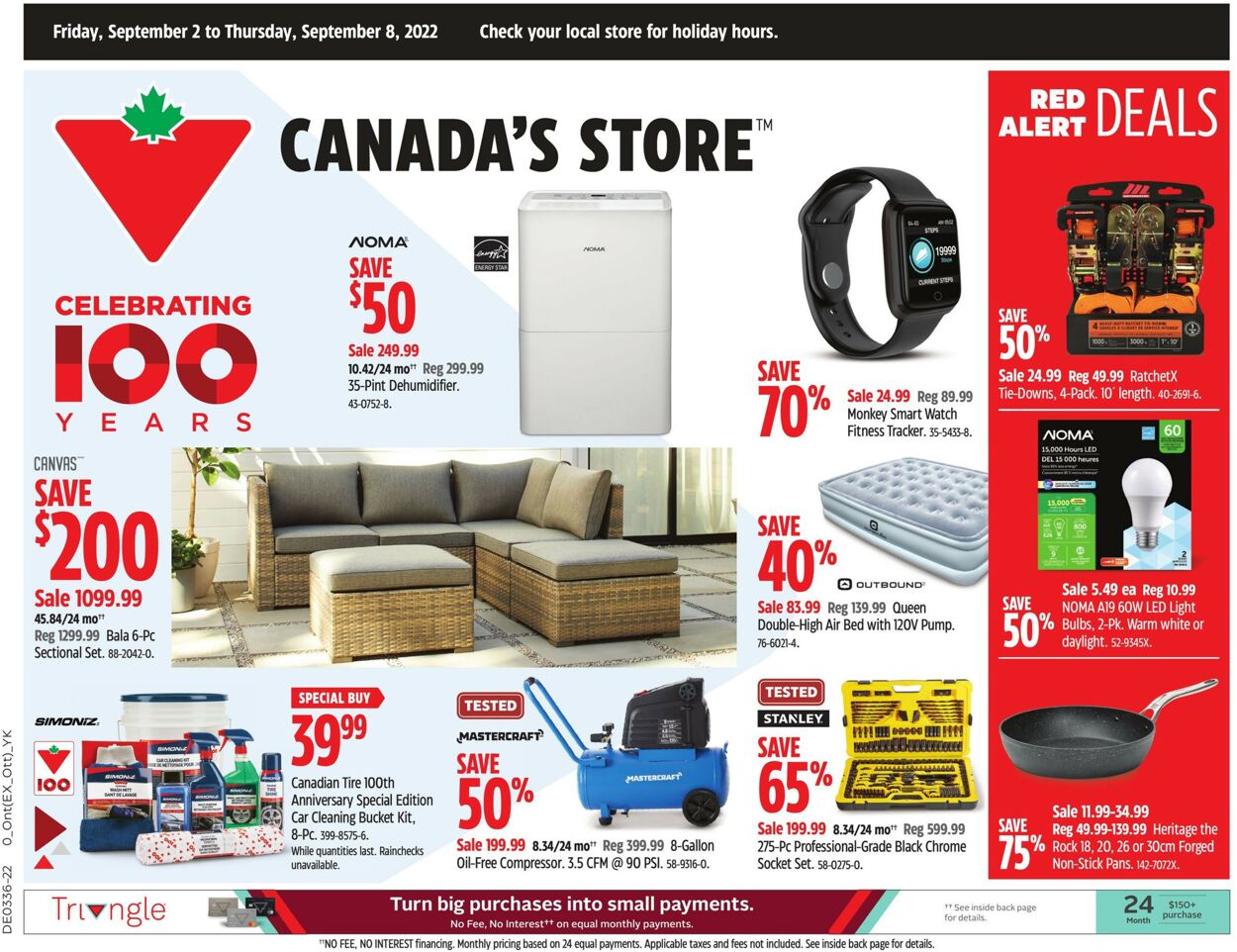 Canadian Tire Flyer - 09/02-09/08/2022