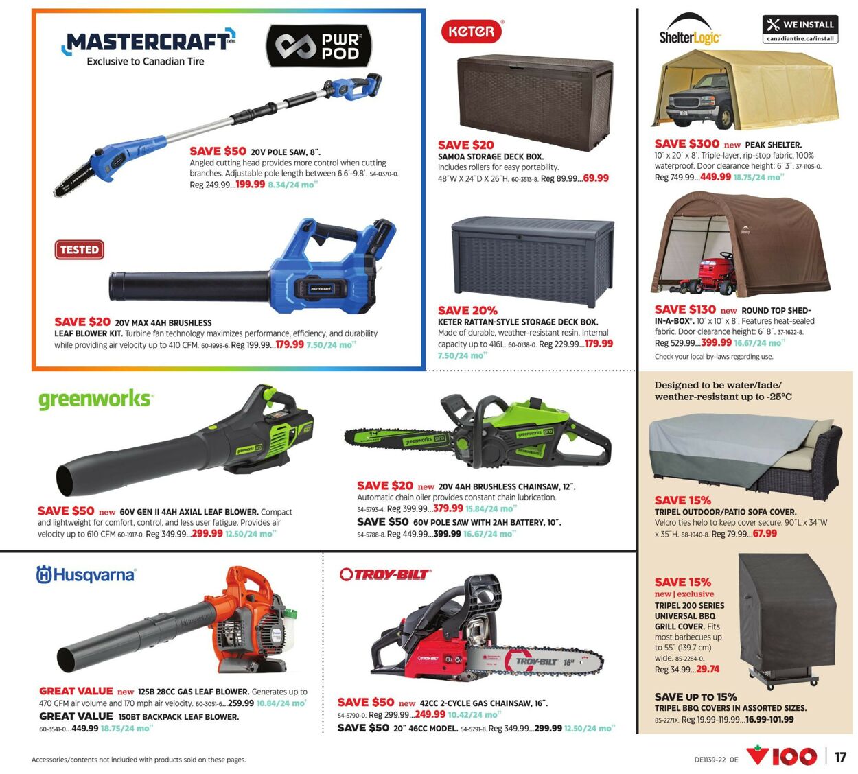 Canadian Tire Flyer - 09/22-10/12/2022 (Page 17)