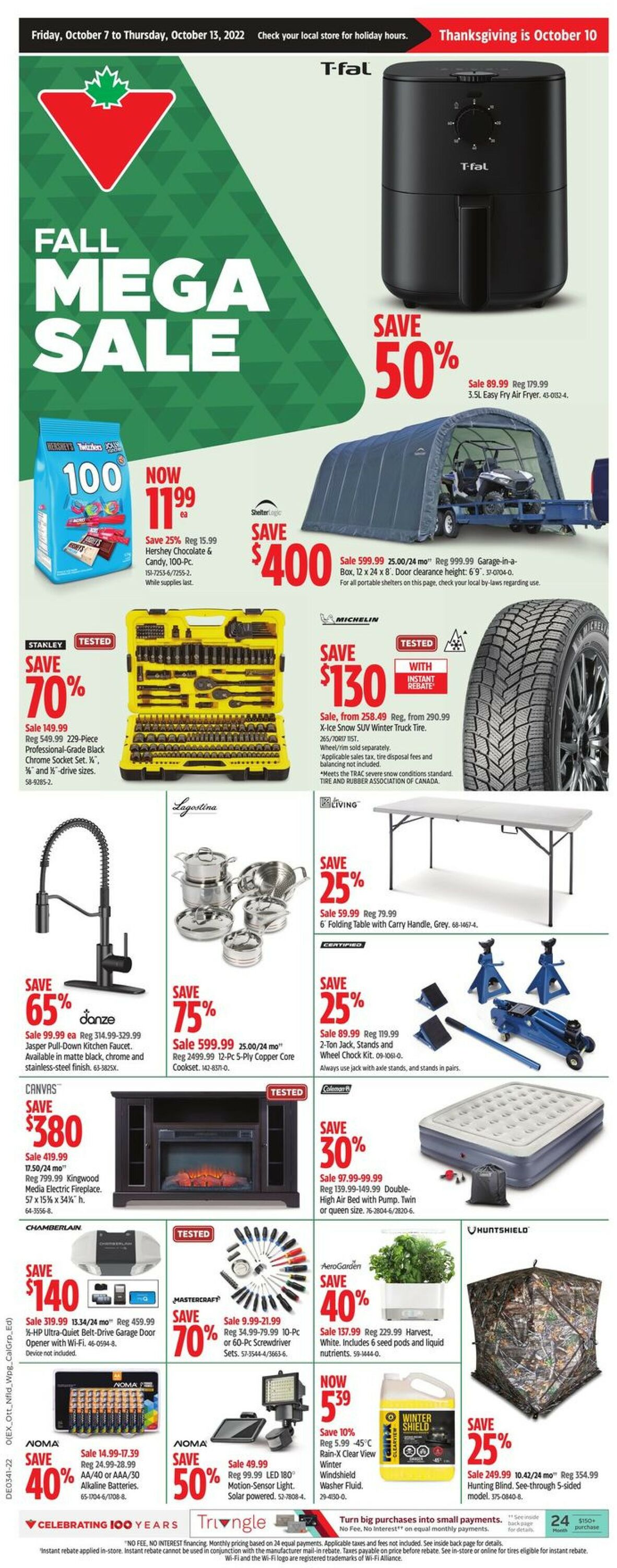 Canadian Tire Flyer - 10/07-10/13/2022