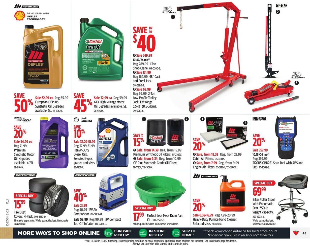 Canadian Tire Flyer - 11/03-11/09/2022 (Page 52)