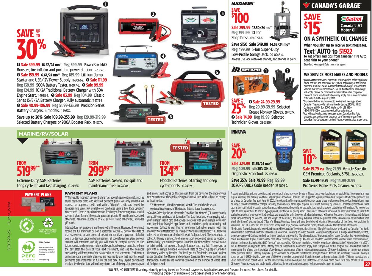 Canadian Tire Flyer - 07/13-07/19/2023 (Page 29)