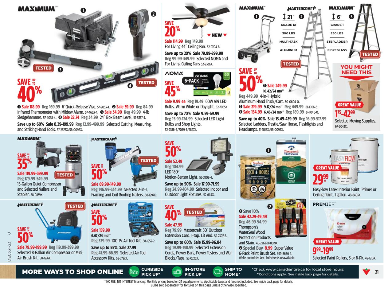 Canadian Tire Flyer - 07/27-08/02/2023 (Page 21)