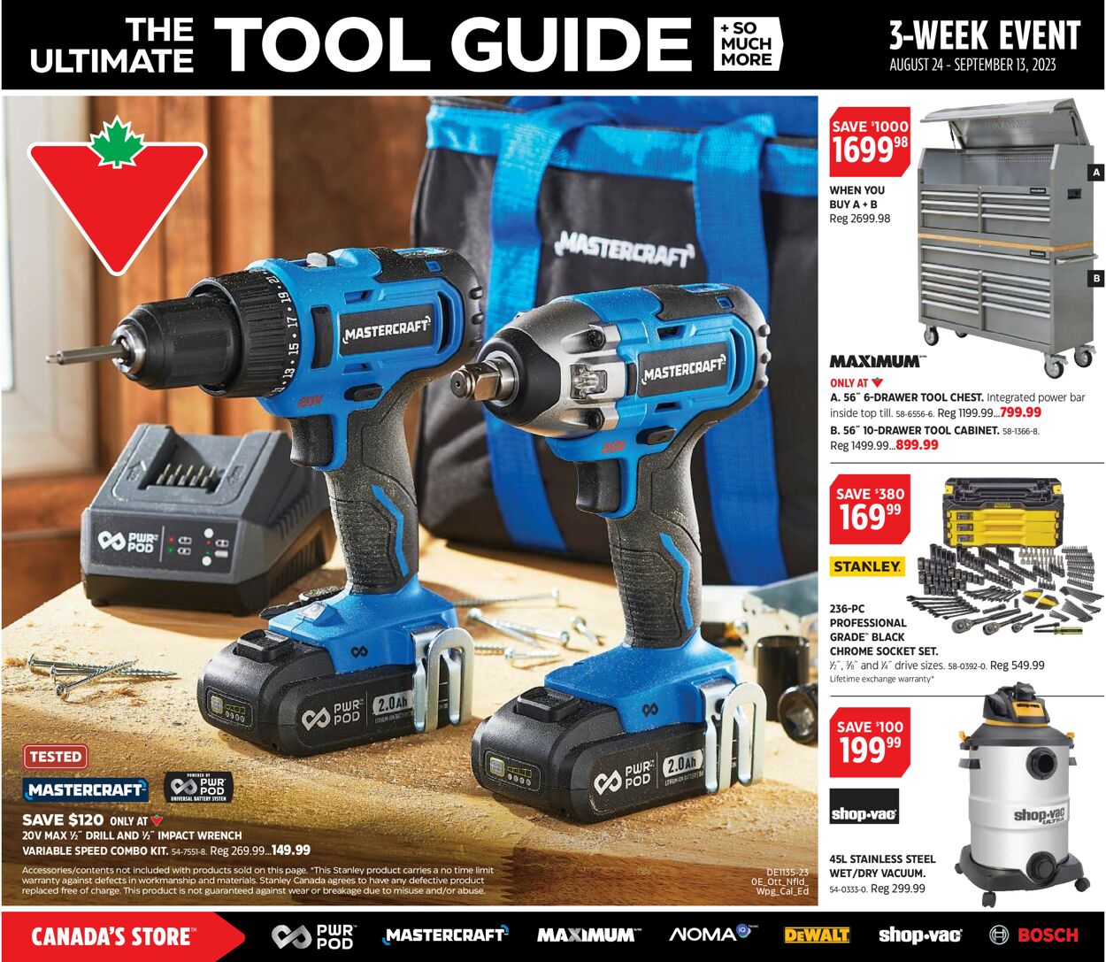 Canadian Tire Flyer - 08/24-09/13/2023