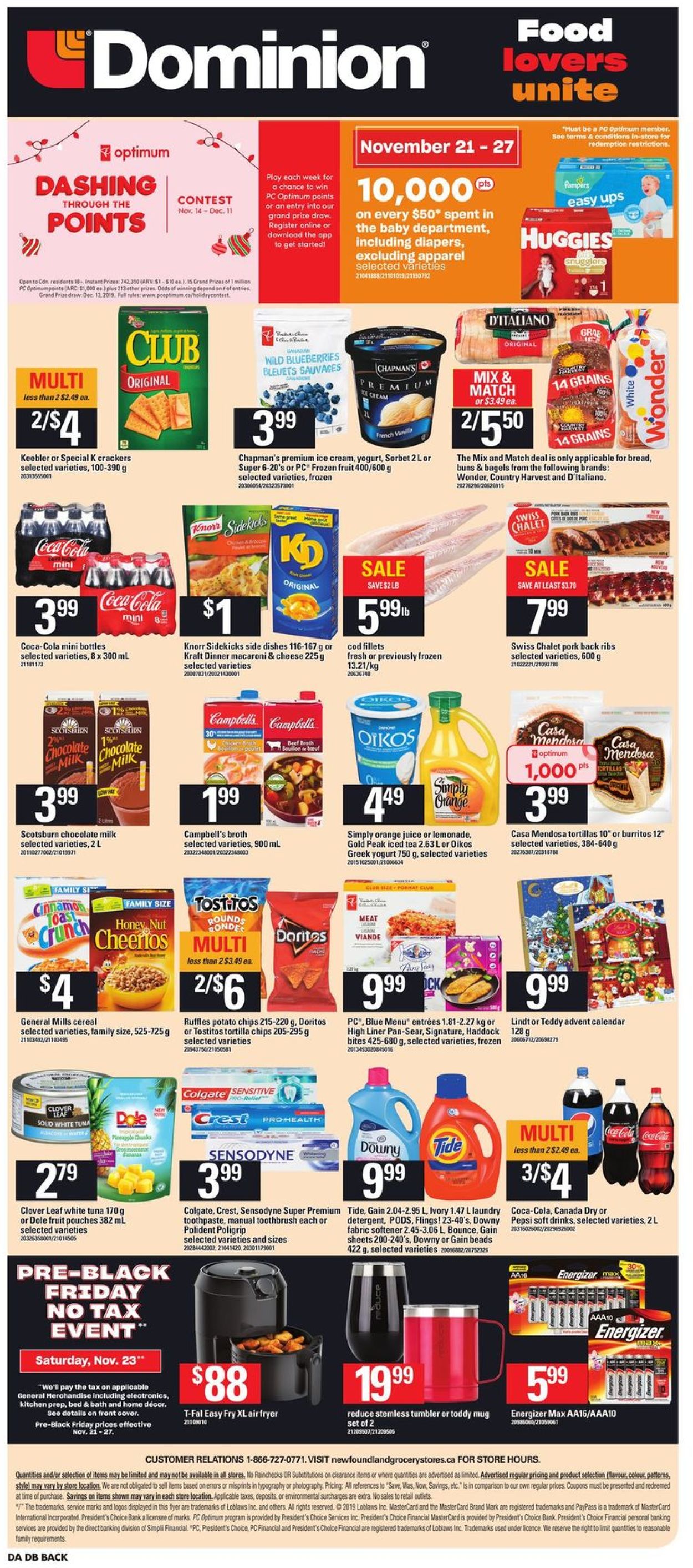 Dominion PRE-BLACK FRIDAY FLYER 2019 Flyer - 11/21-11/27/2019 (Page 19)