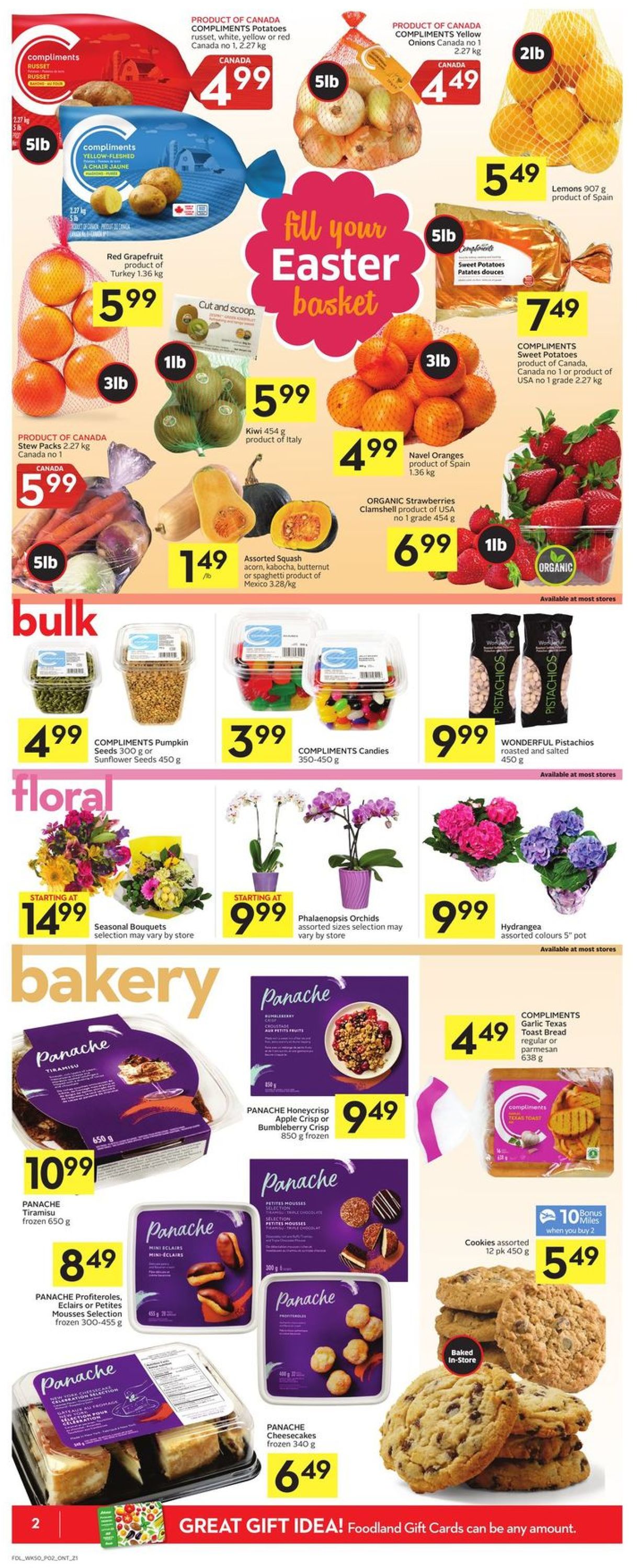 Foodland EASTER 2022 Flyer - 04/07-04/13/2022 (Page 2)